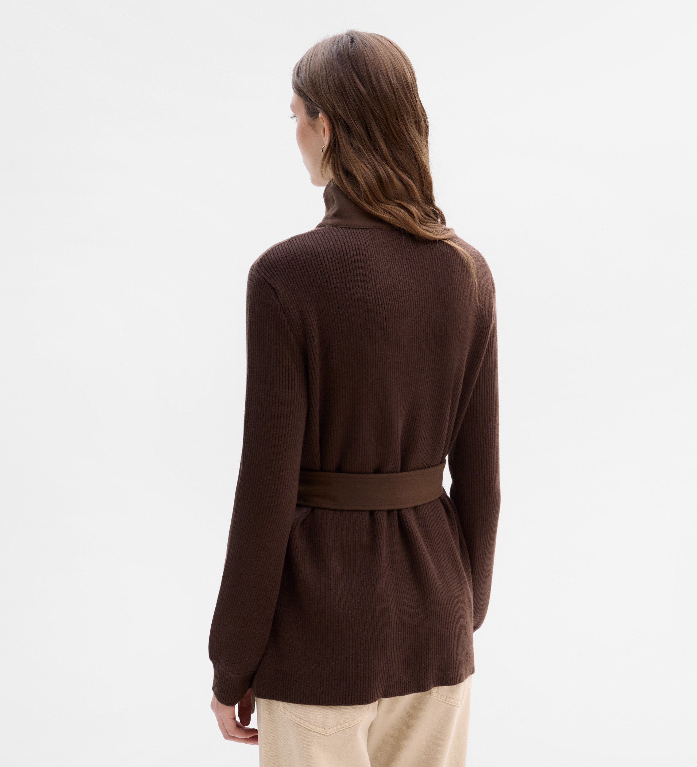 Bi-material jacket belt