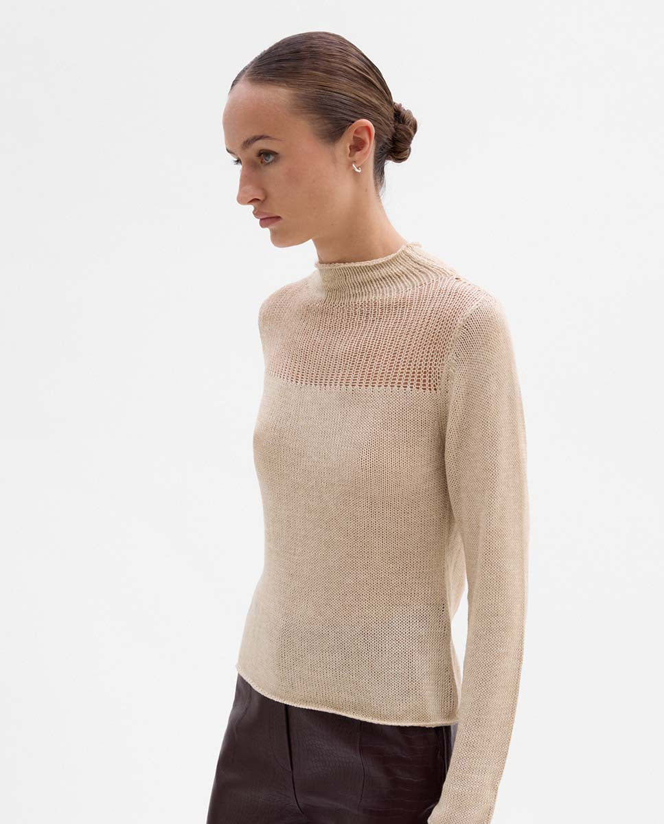 Pull détail non cousu