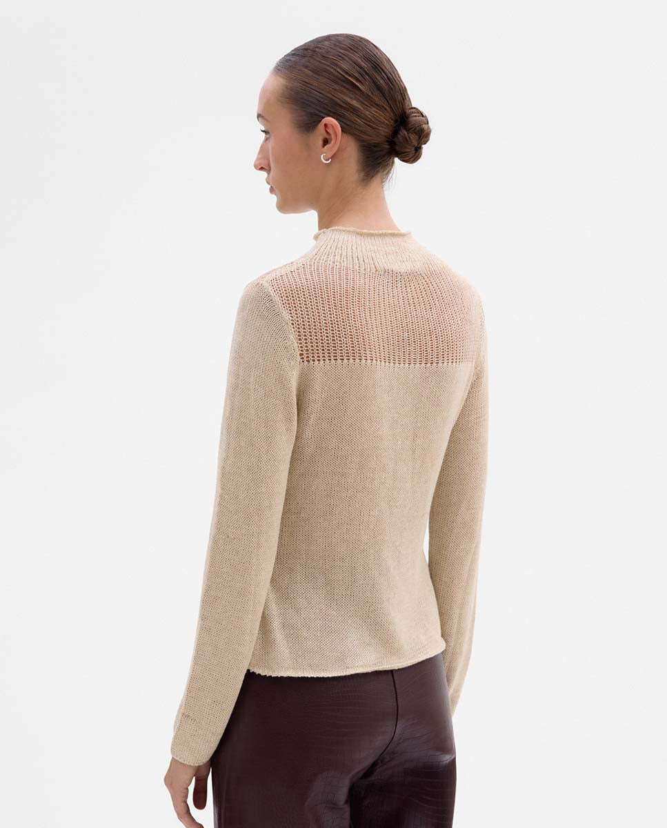 Pull détail non cousu