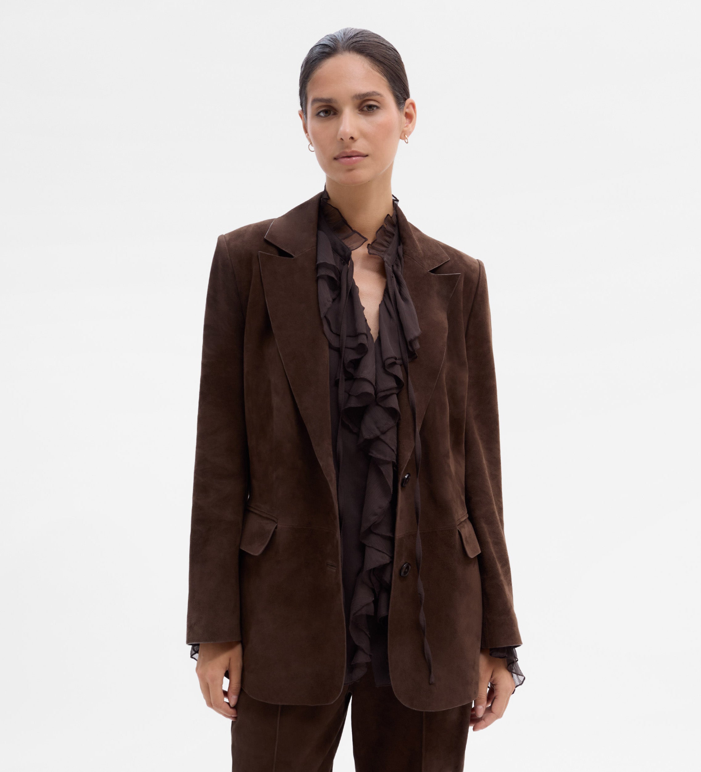 Blazer en daim