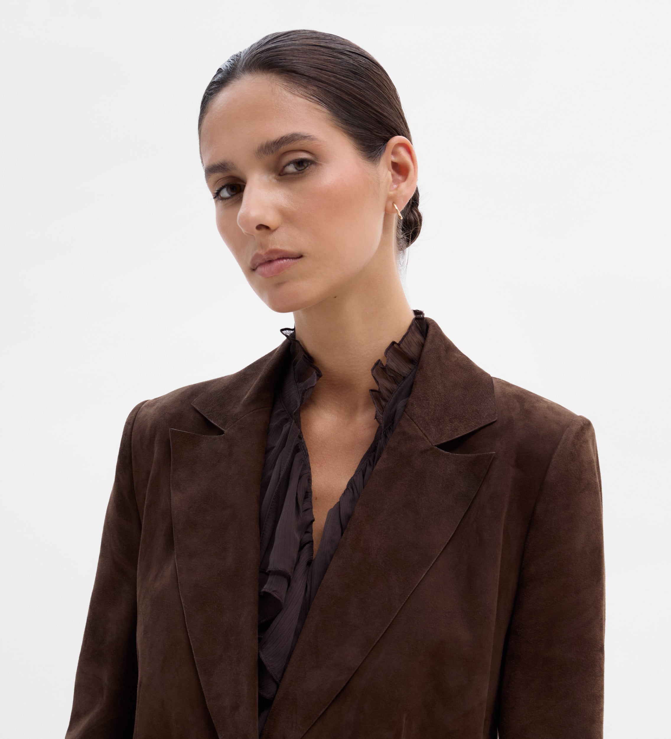 Blazer en daim