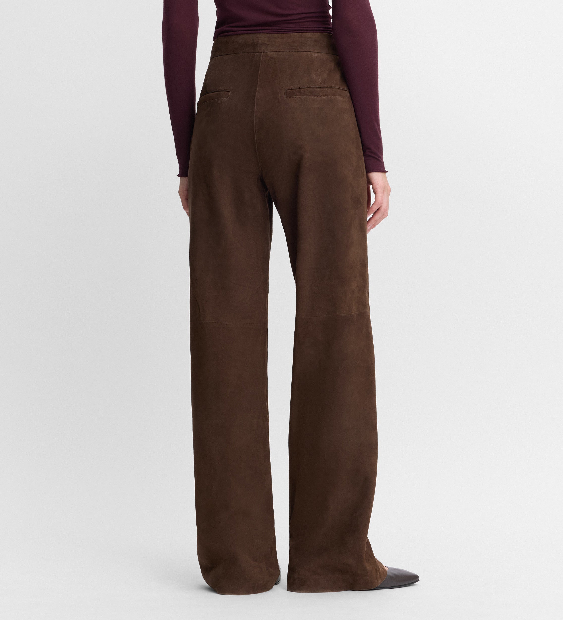 Pantalón recto ante