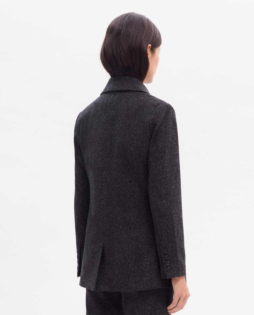 Blazer à chevrons