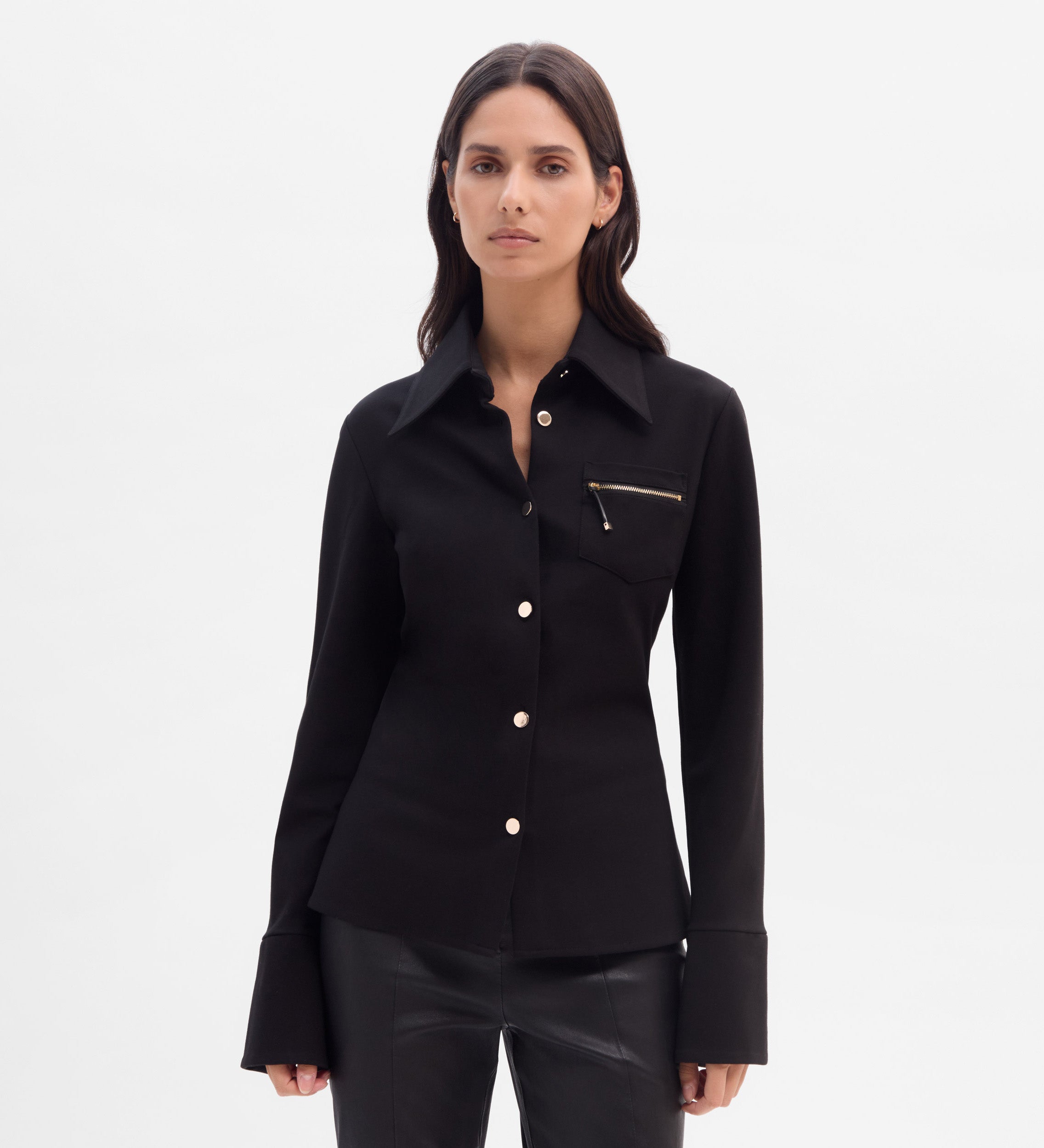 Chemise en tricot technique