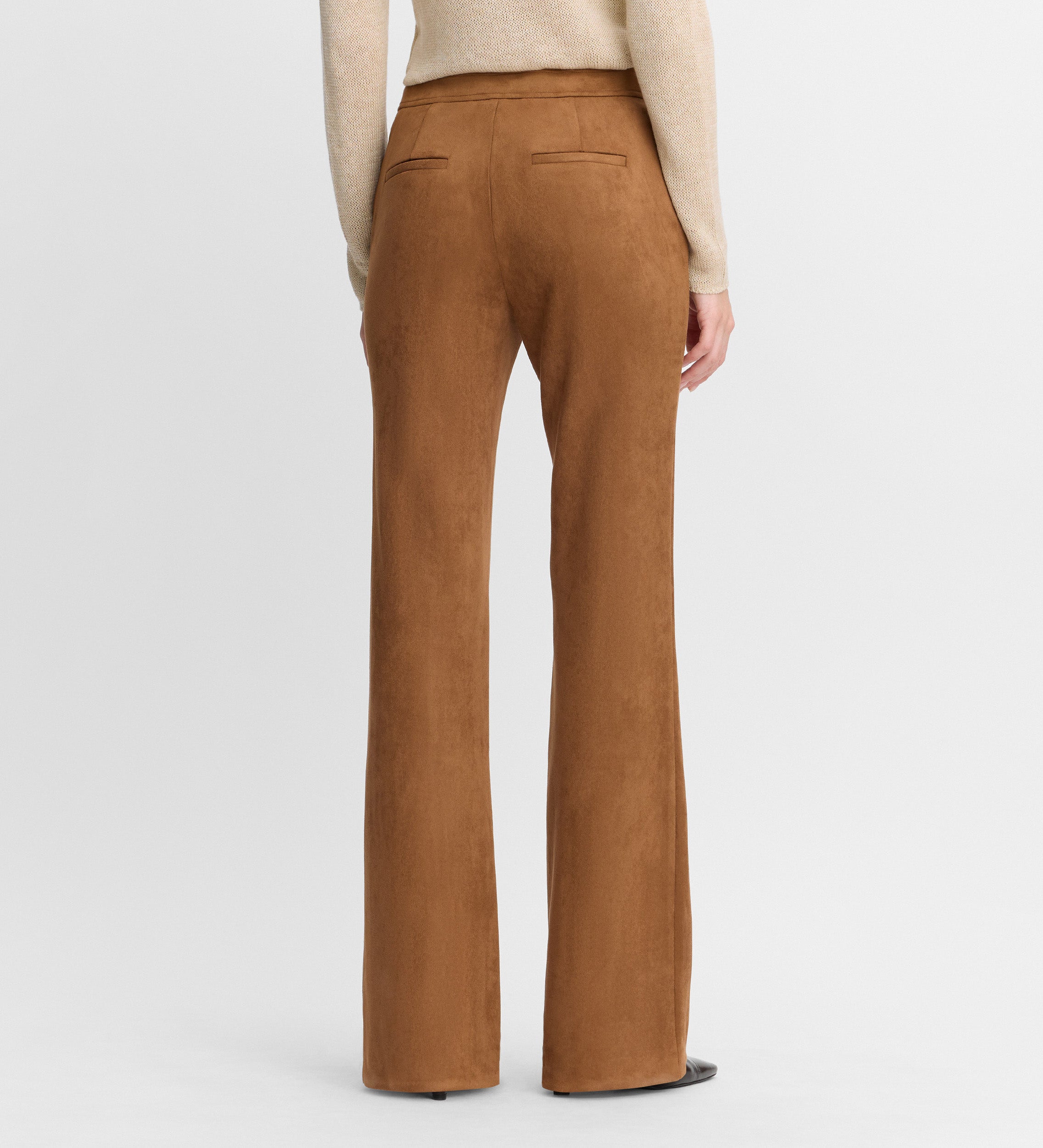 Pantalón antelina acampanado