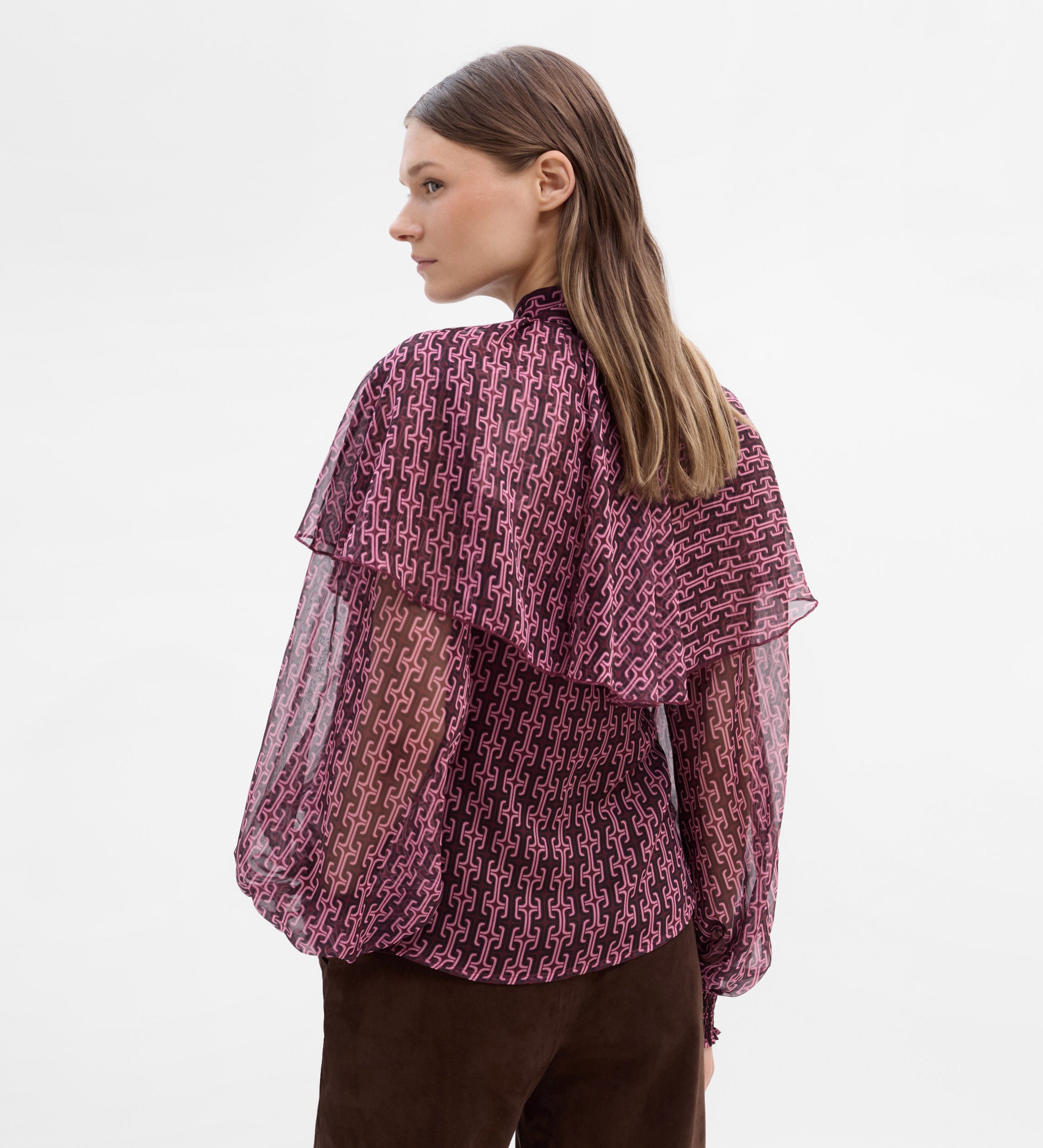 Blusa capa estampada