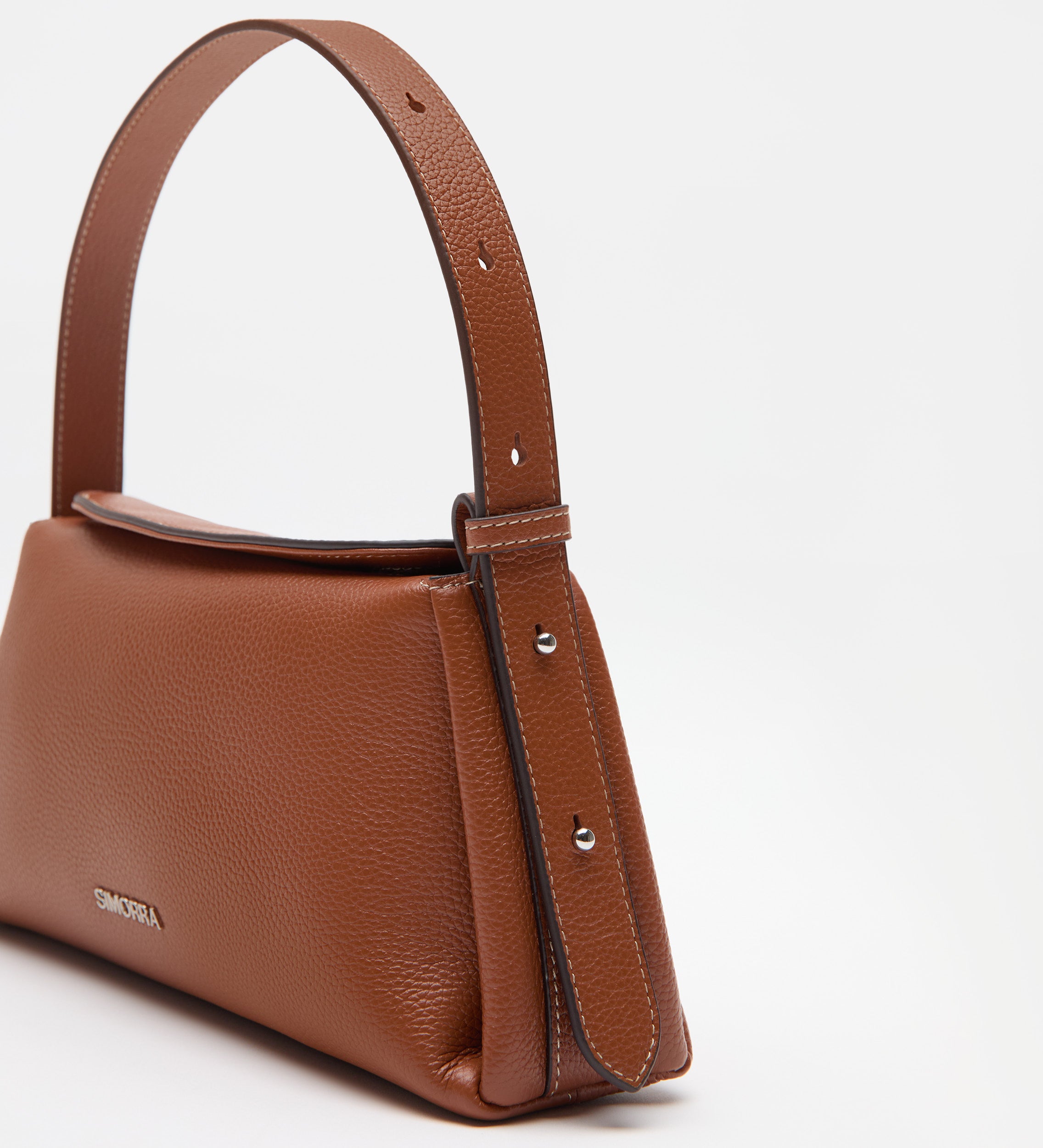 Baguette leather bag