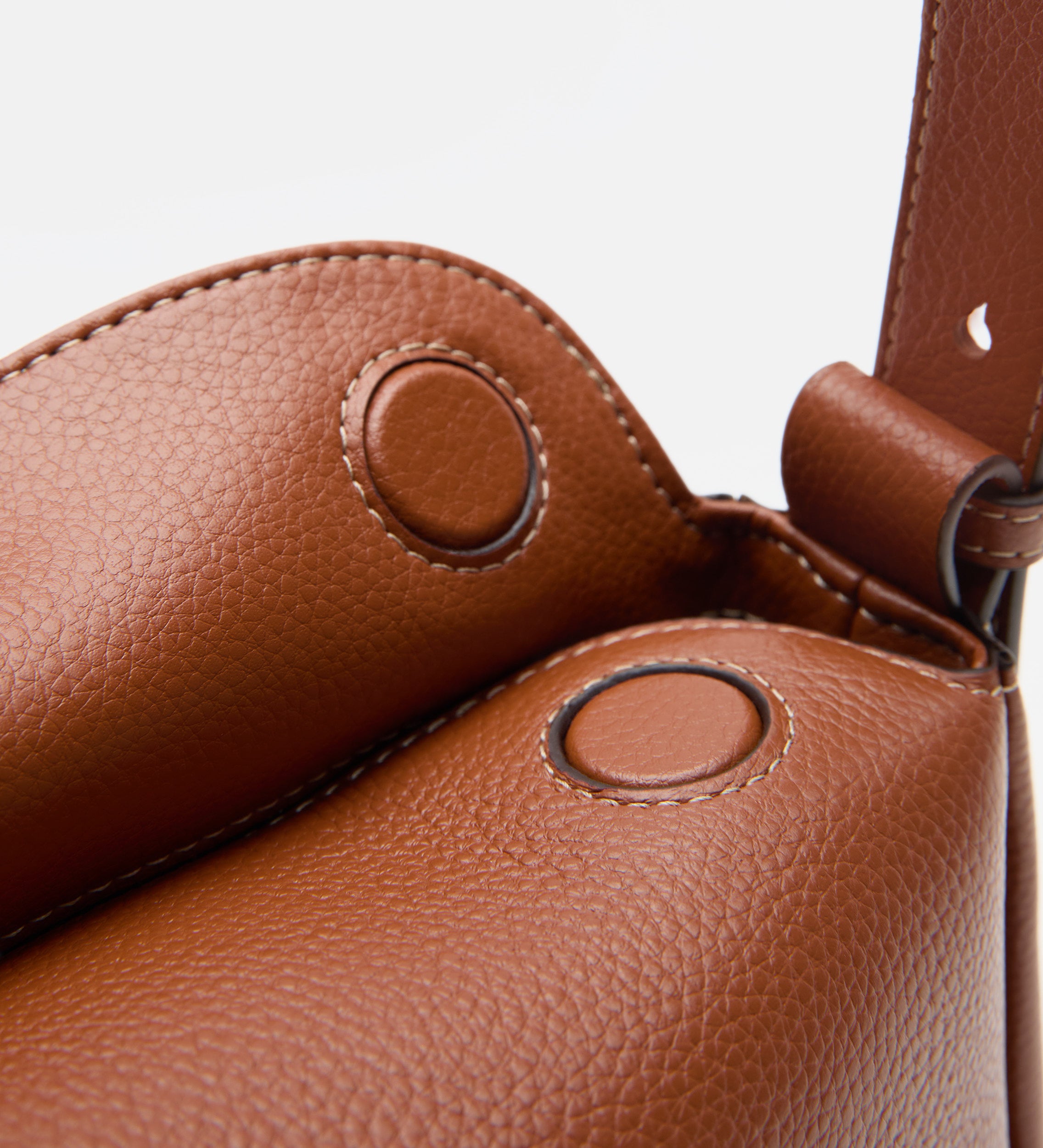 Baguette leather bag