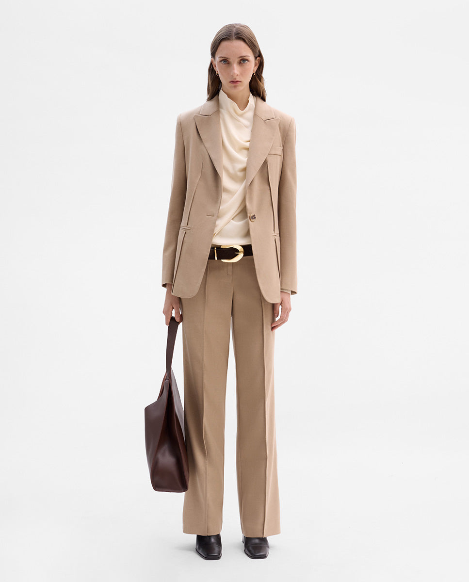 Wide straight pants