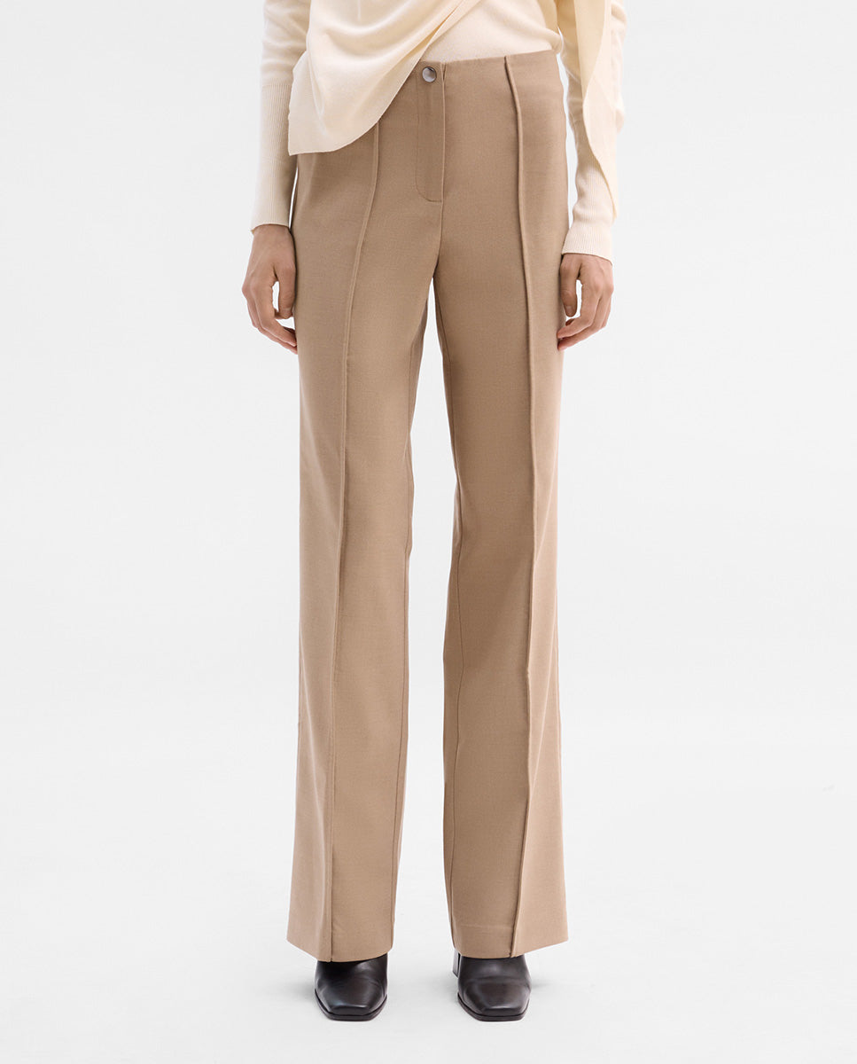 Wide straight pants
