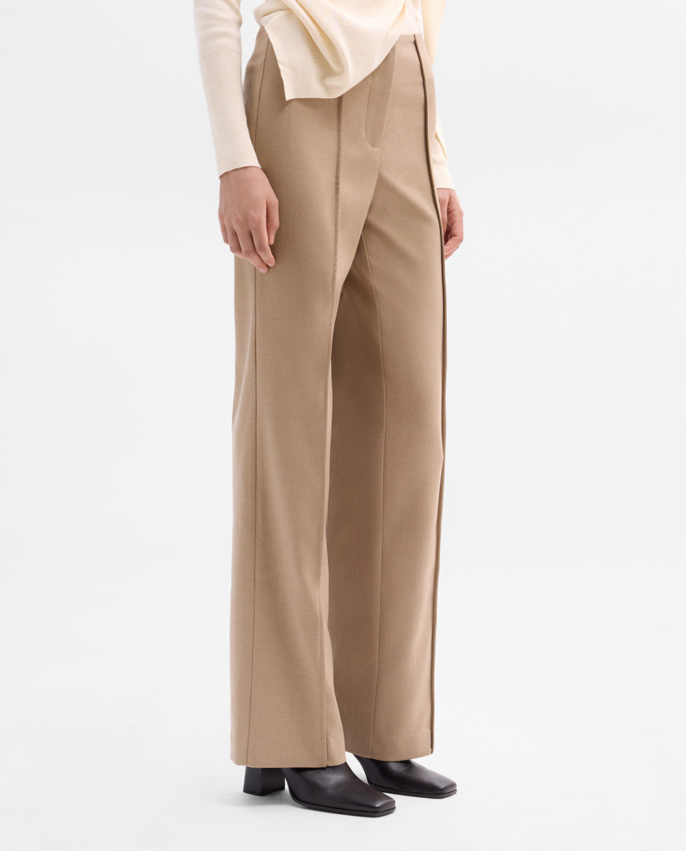 Wide straight pants