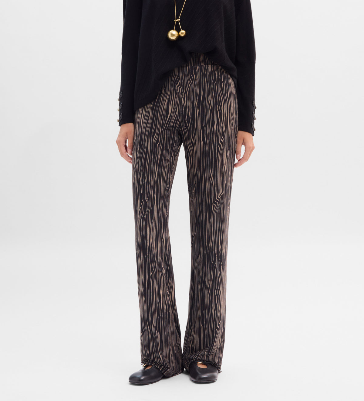 Pantalon en tulle imprimé