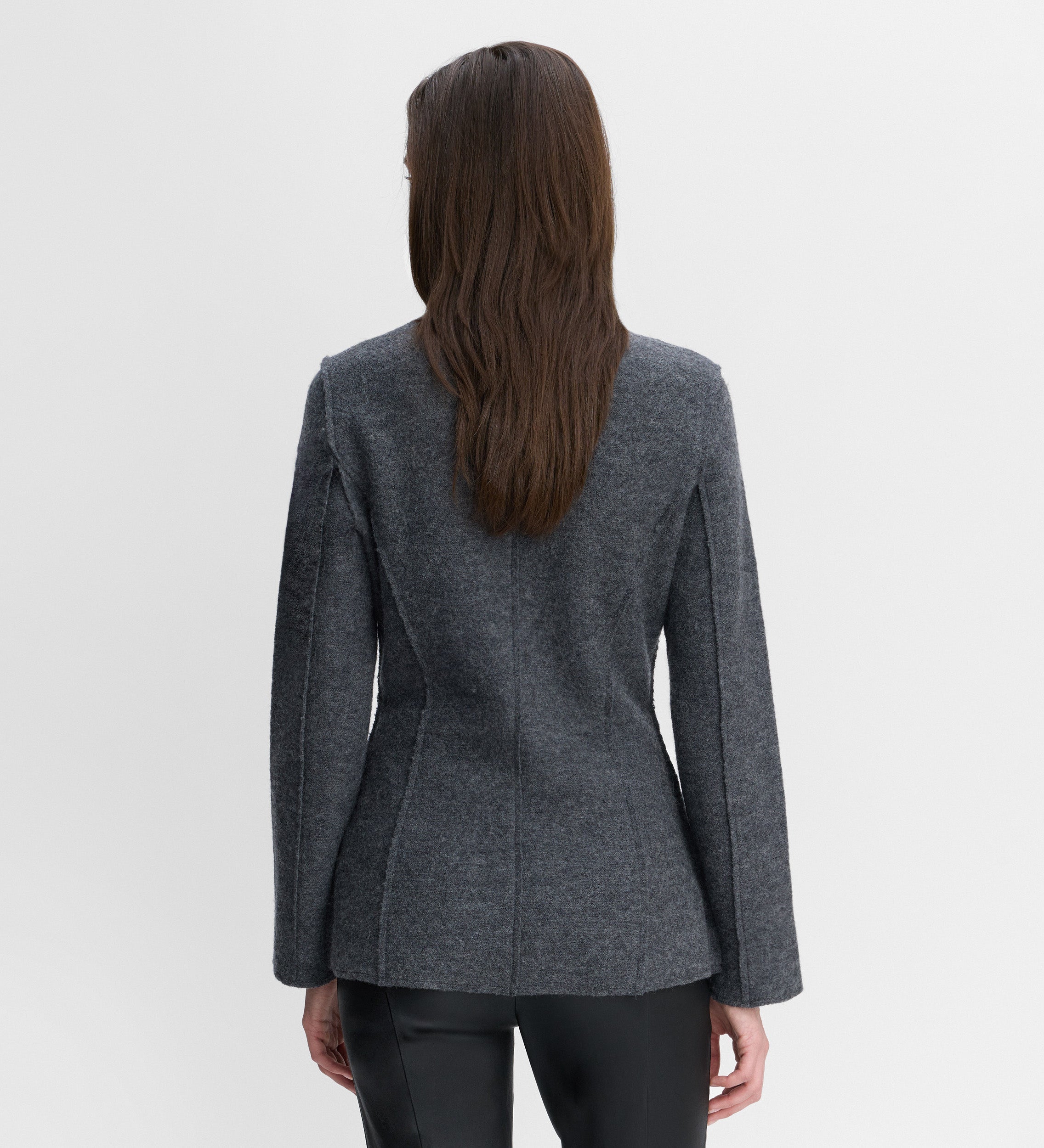 Chaqueta lana botones