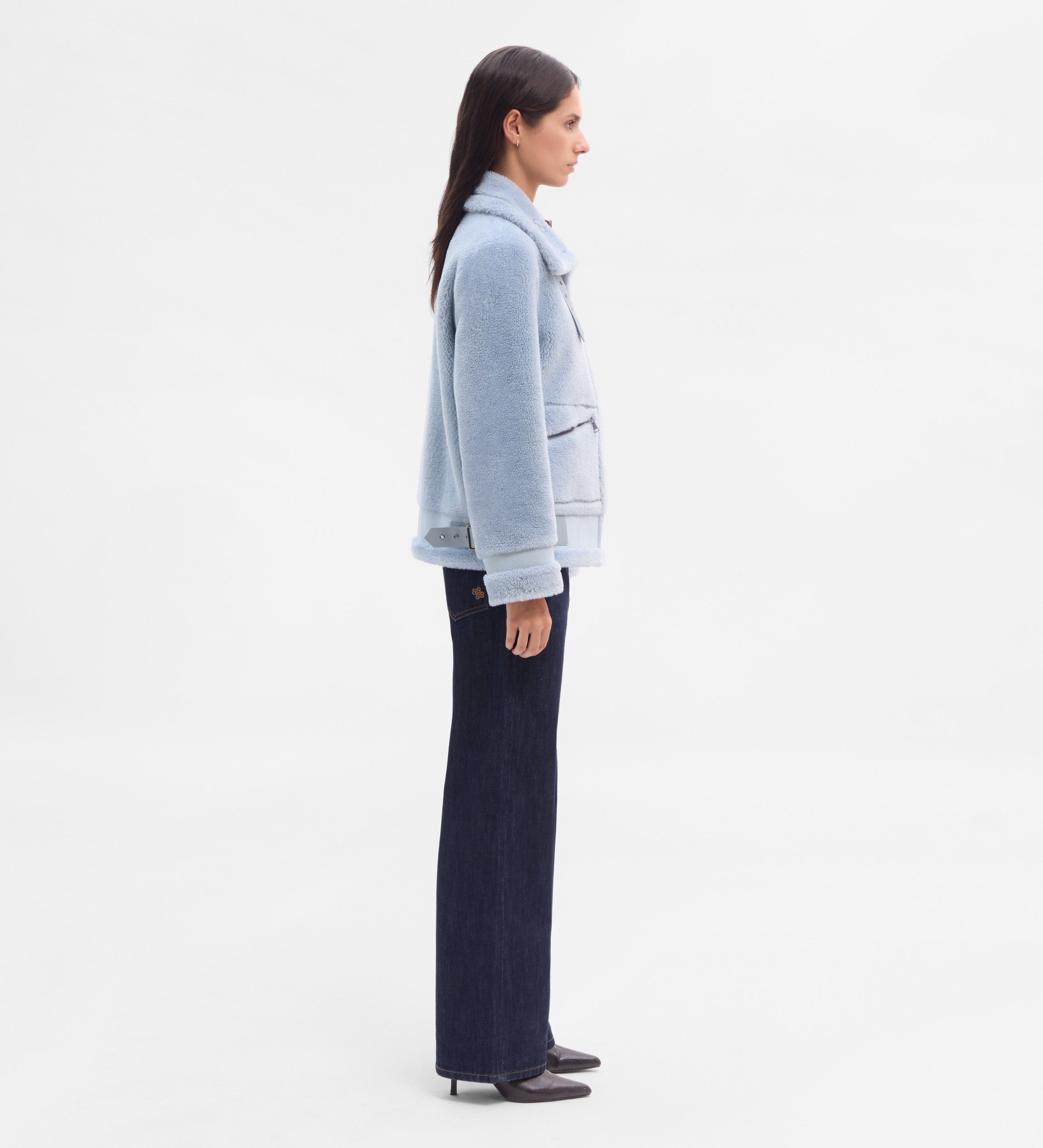Chaquetón efecto borreguillo