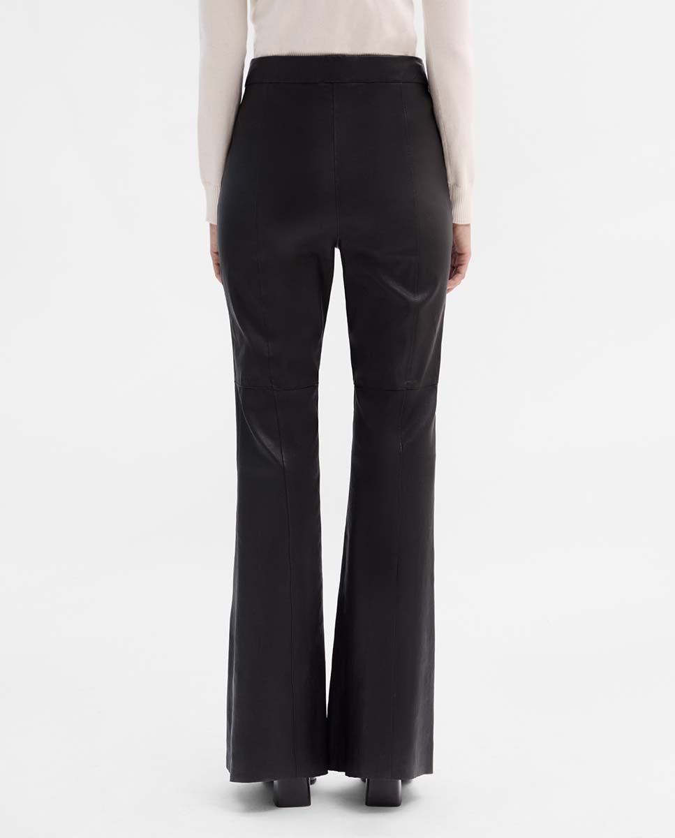 Flared napa pants