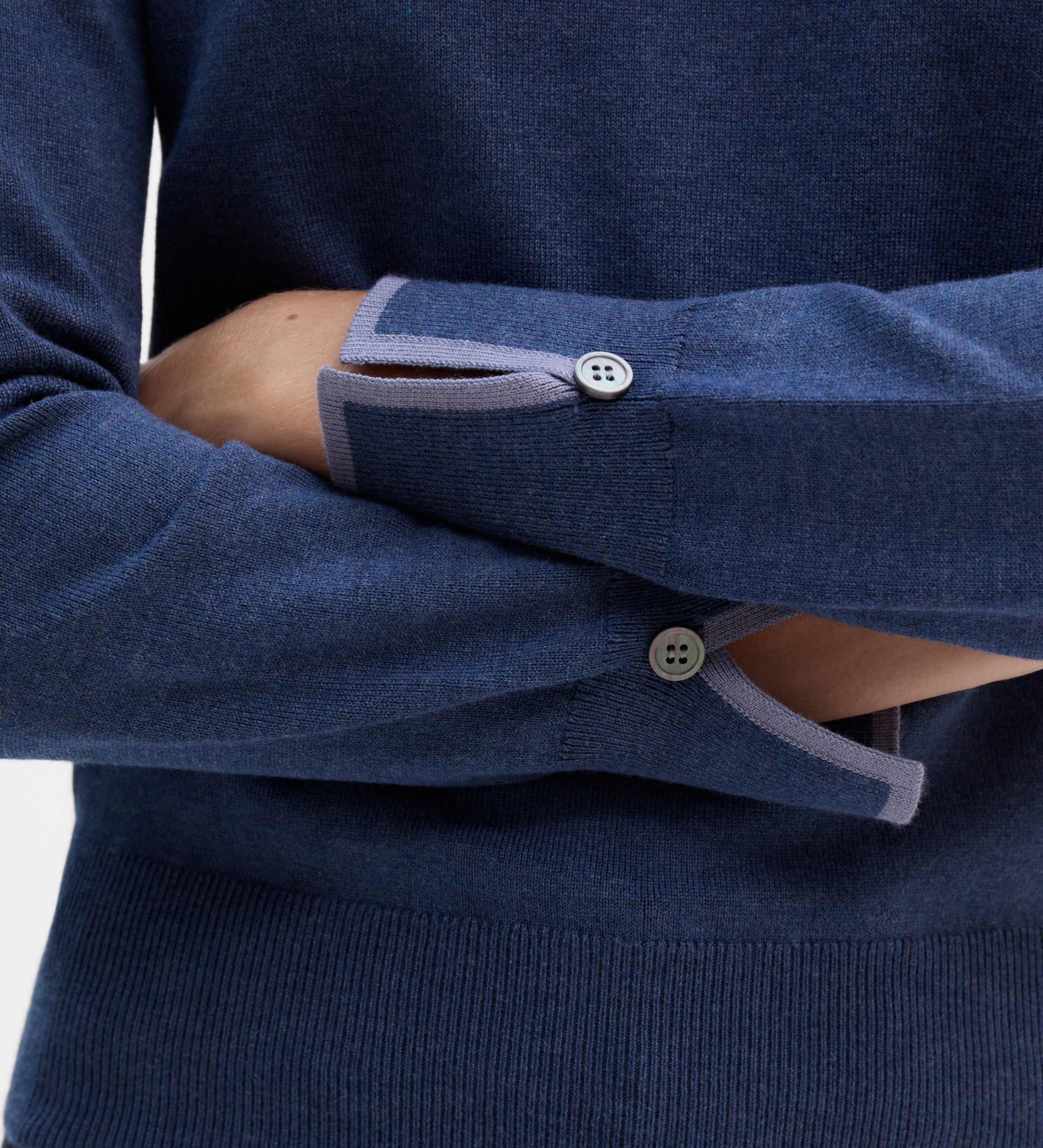 High neck sweater