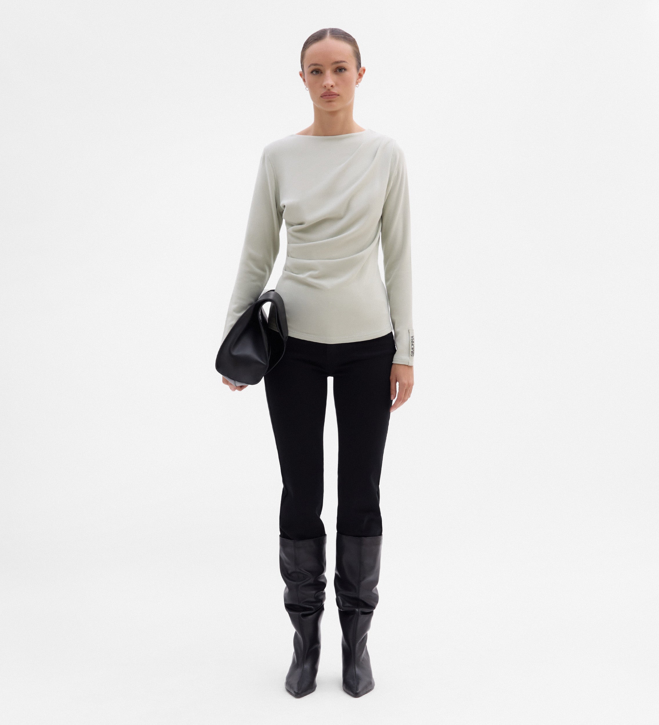 T-shirt drapé