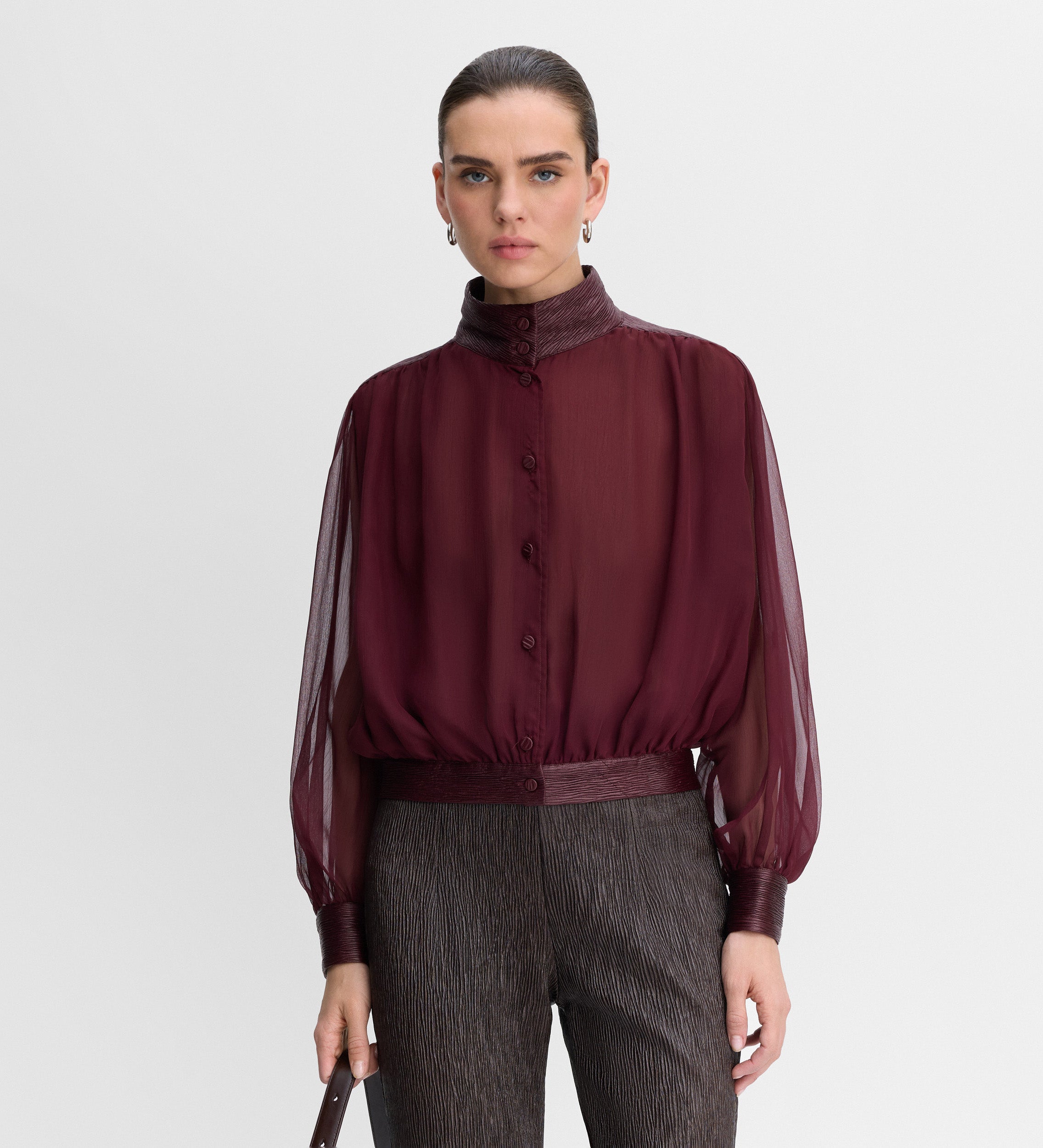 Blusa combinada
