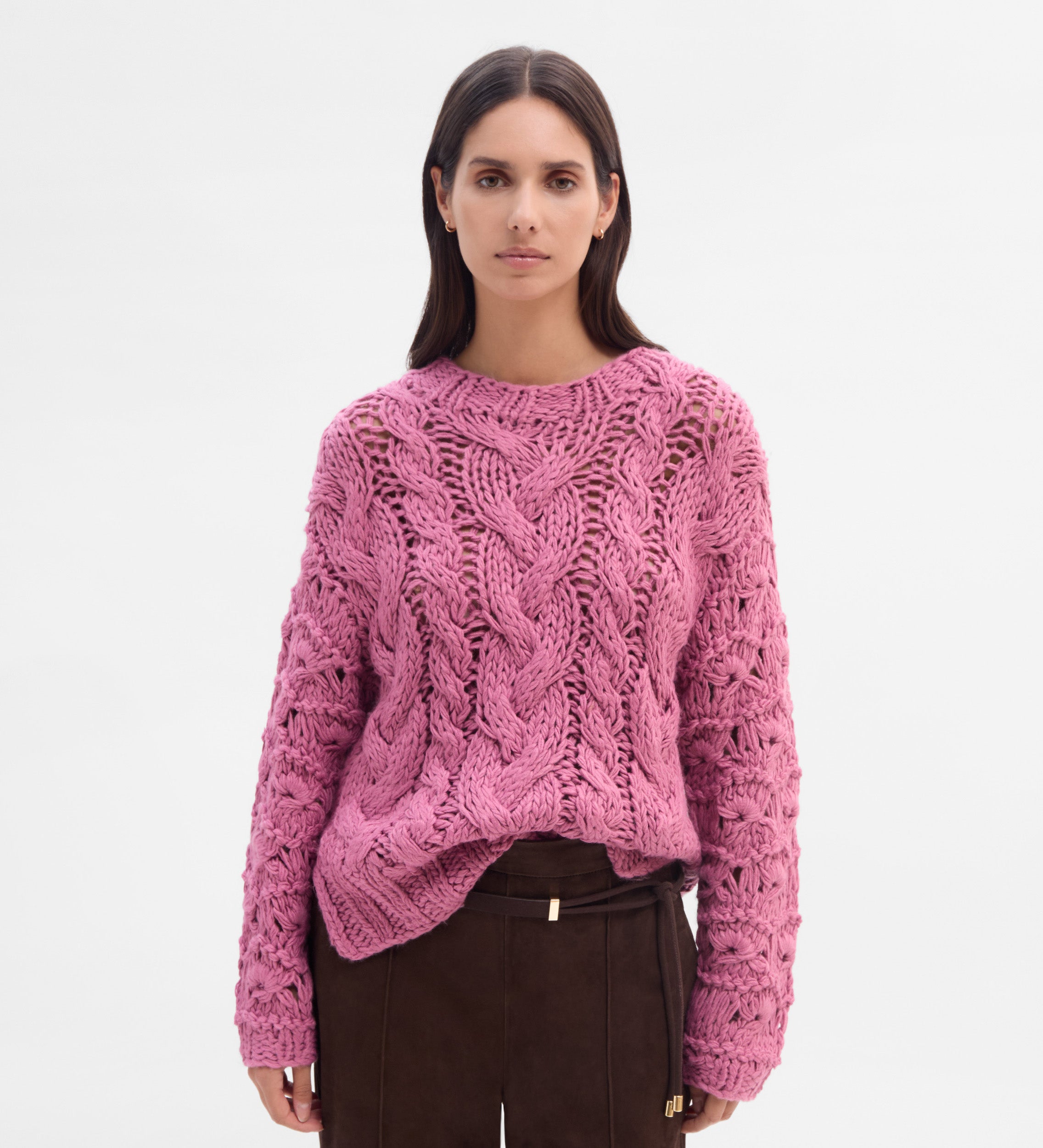 Hand-knitted sweater