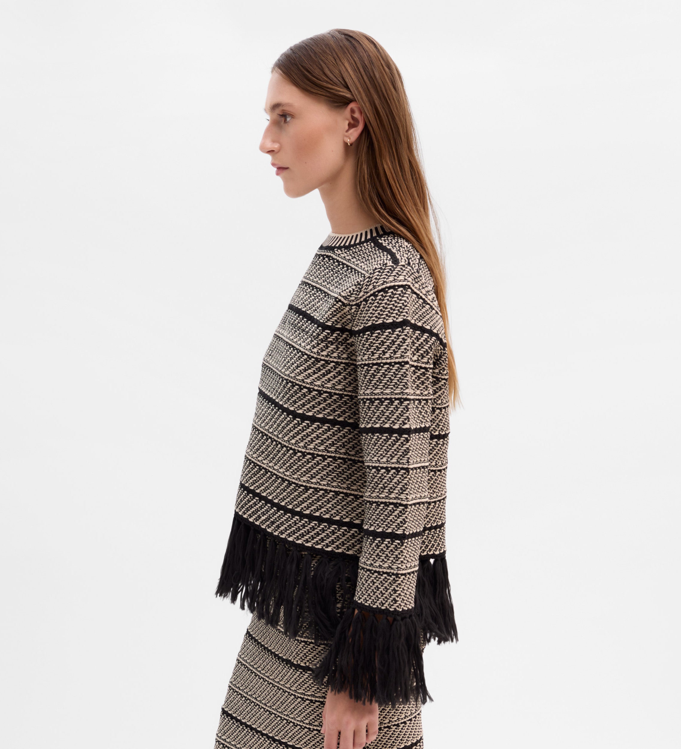 Pull en maille jacquard