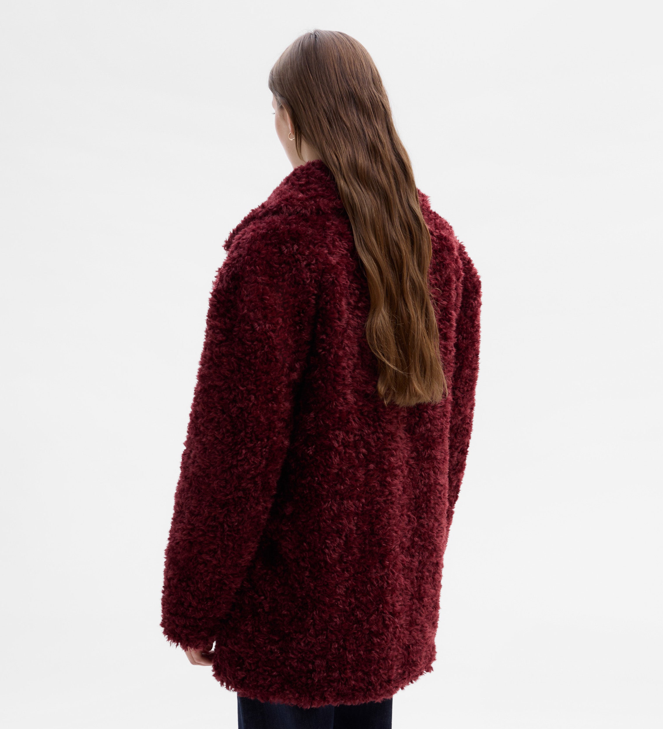 Chaquetón efecto pelo