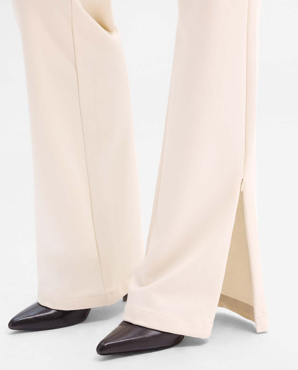 Pantalon en sergé extensible