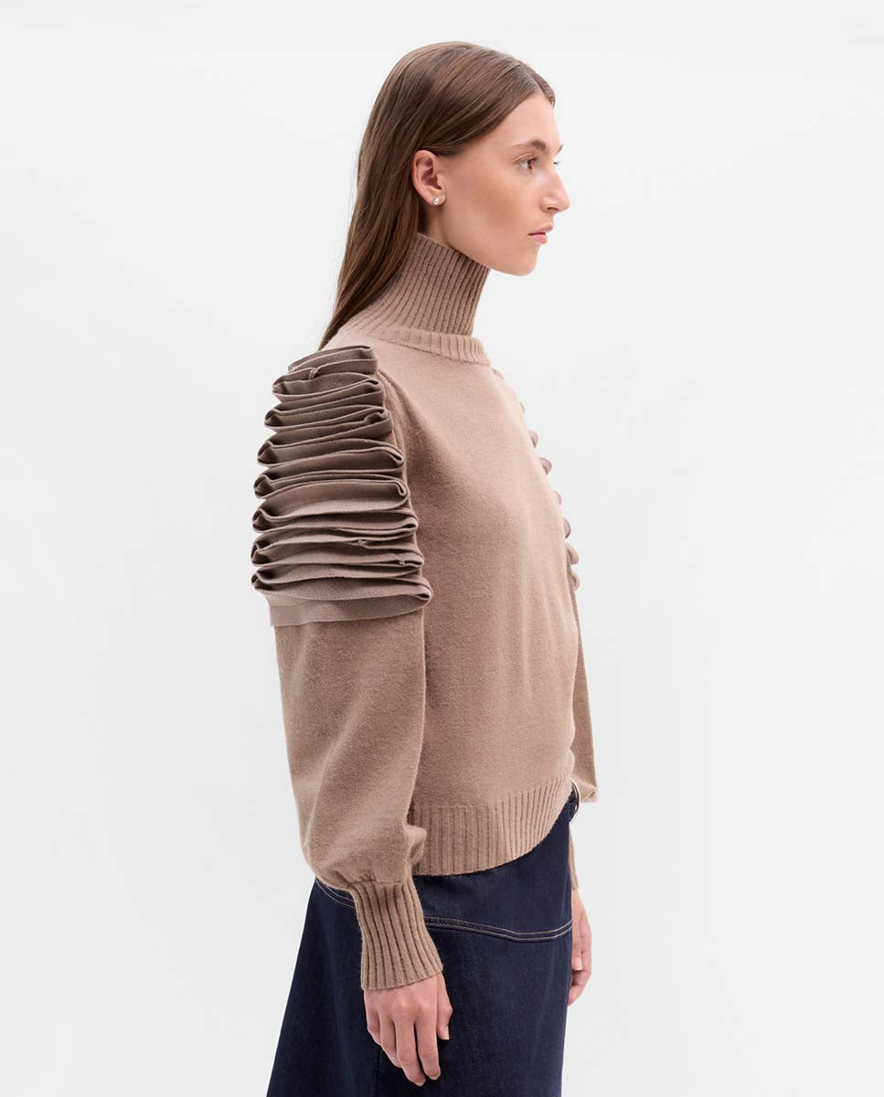 Jersey textile brodé