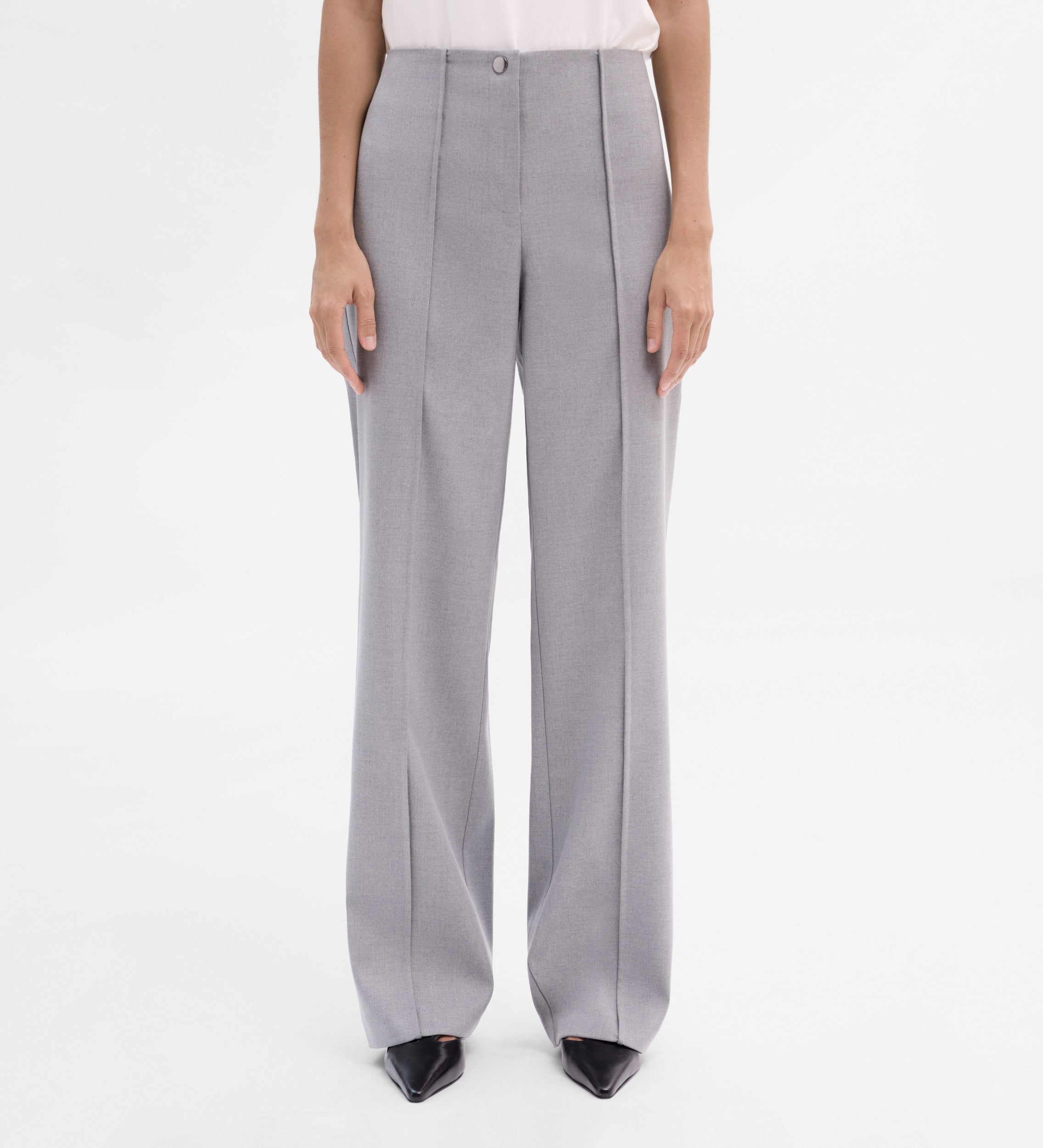 Wide straight pants