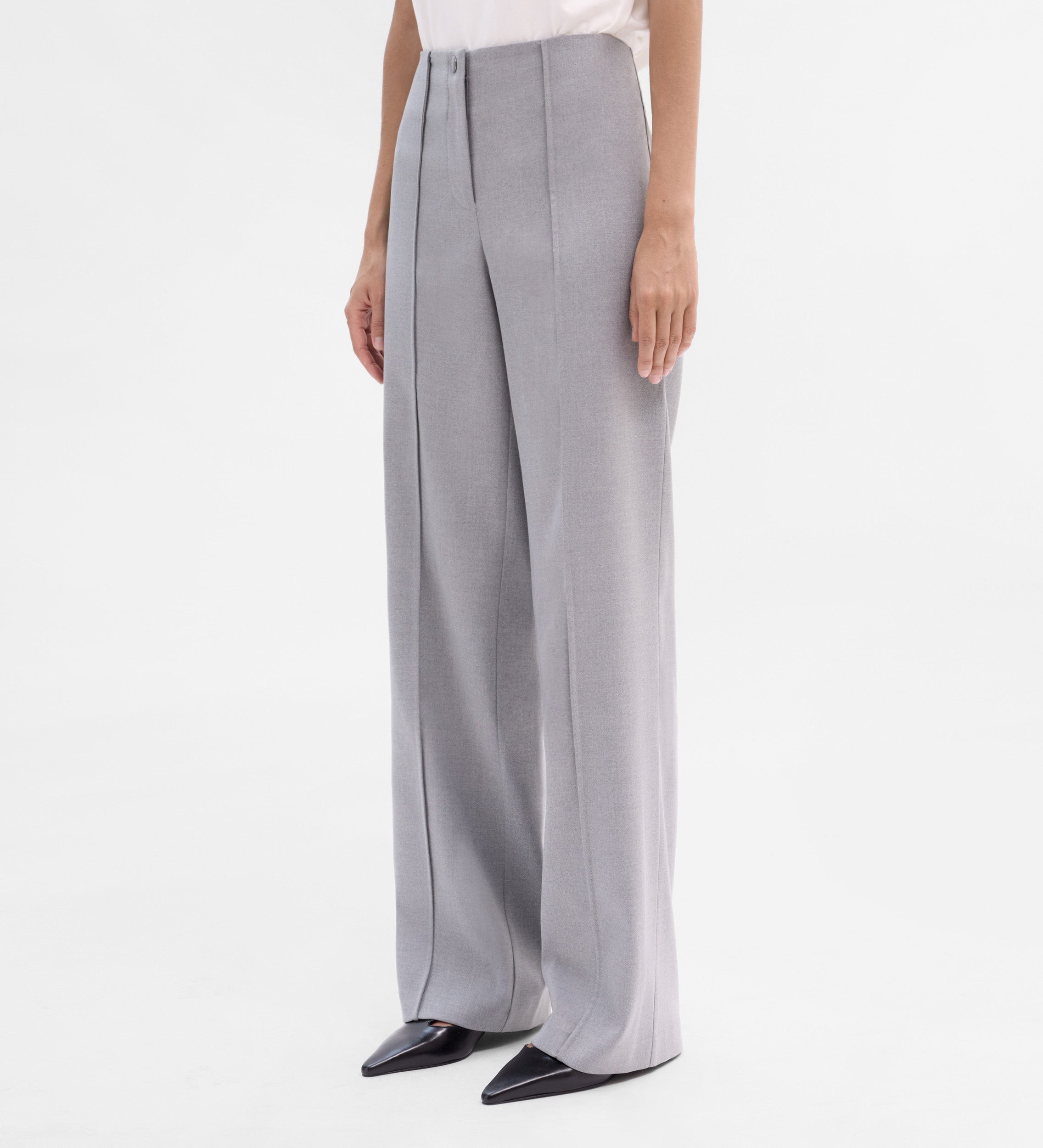 Wide straight pants