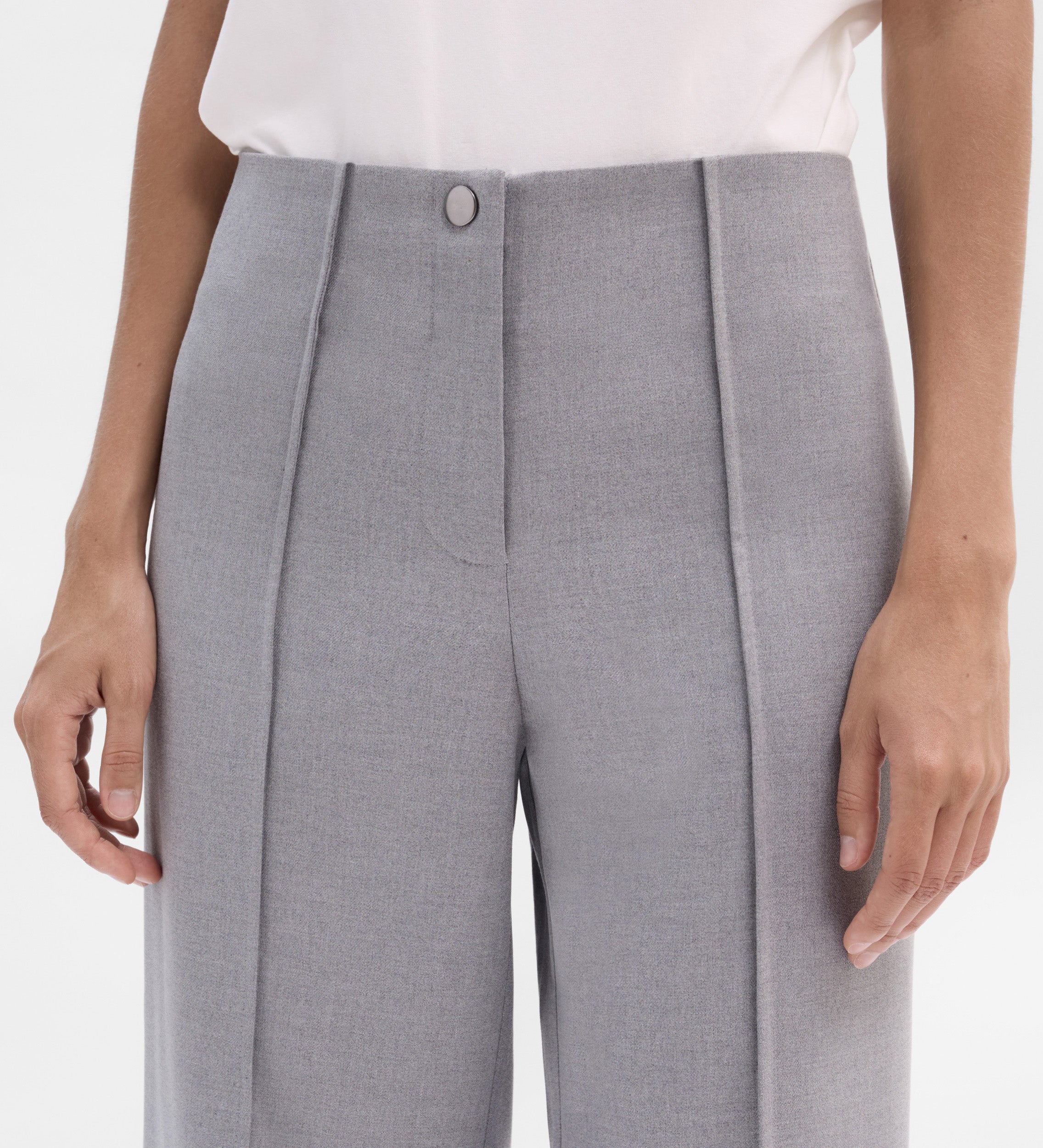 Wide straight pants