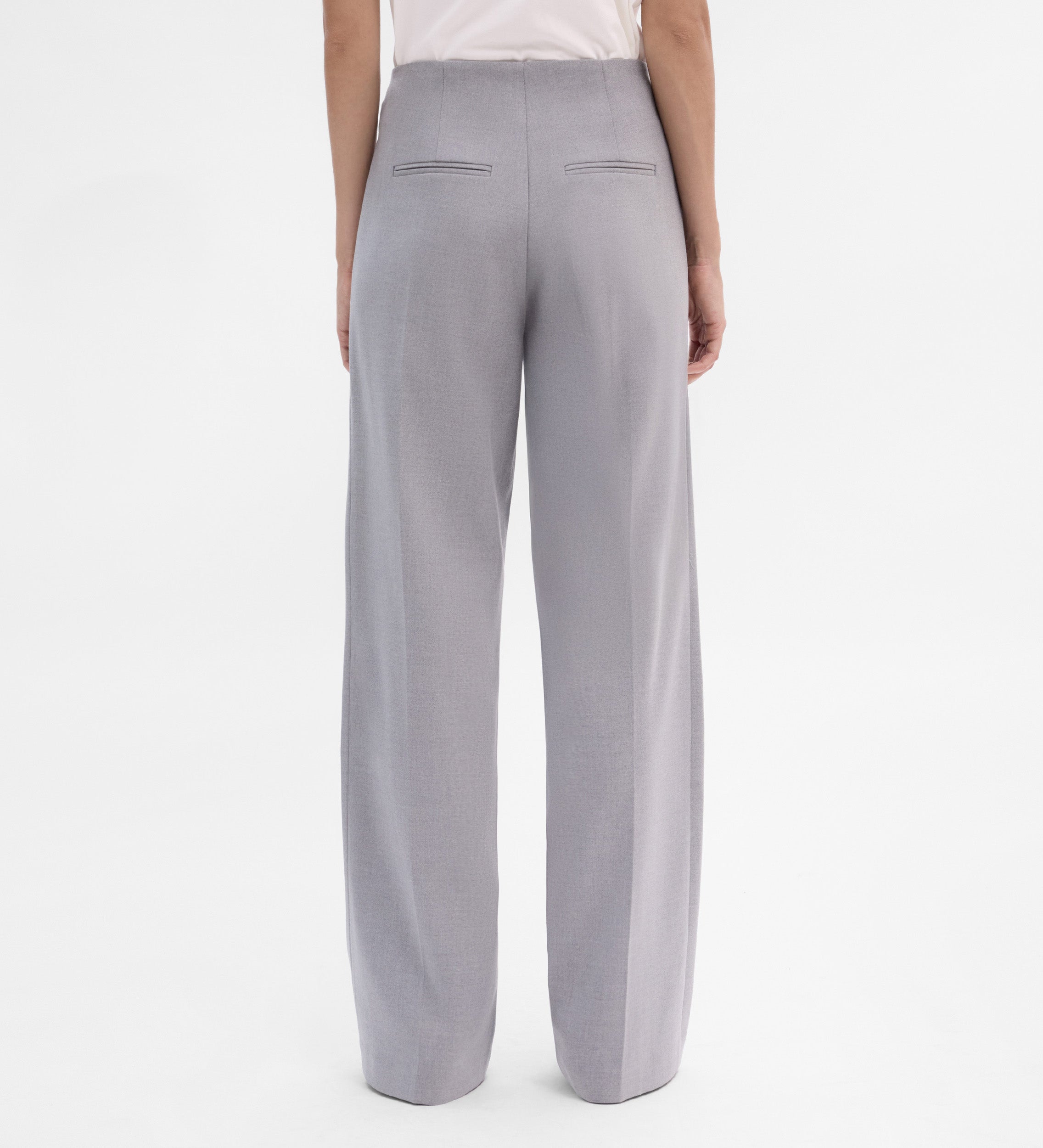 Wide straight pants