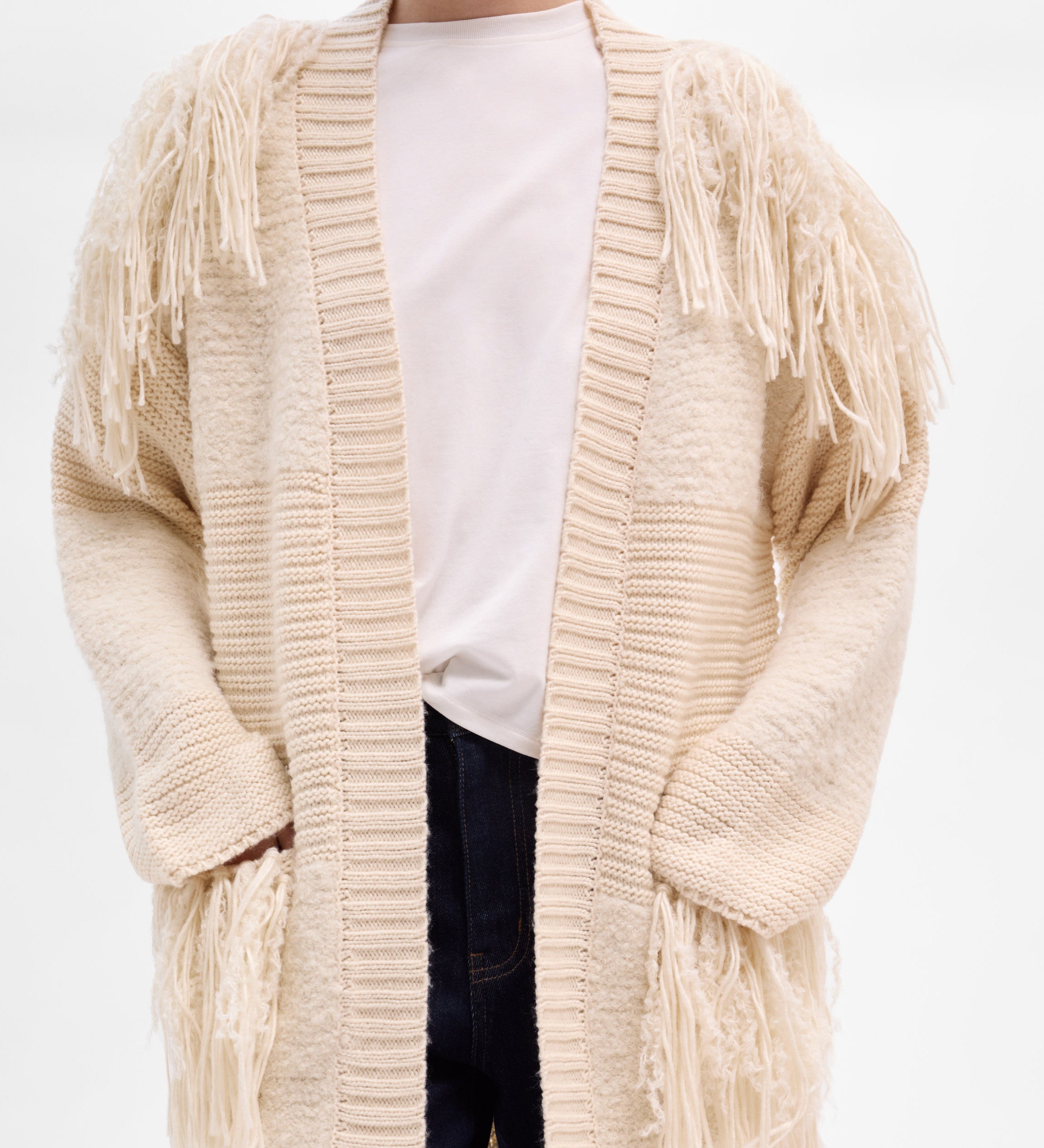 Long cardigan combo