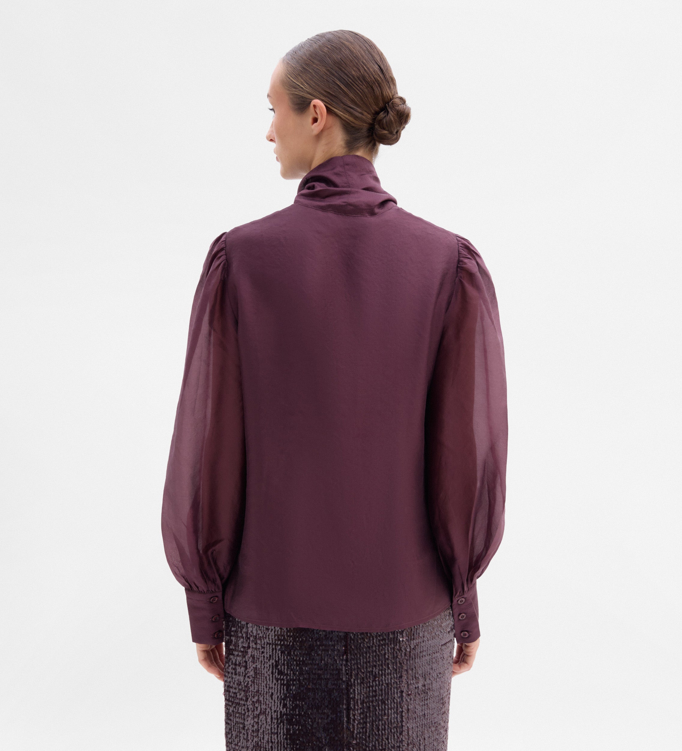 Blusa lazada cuello