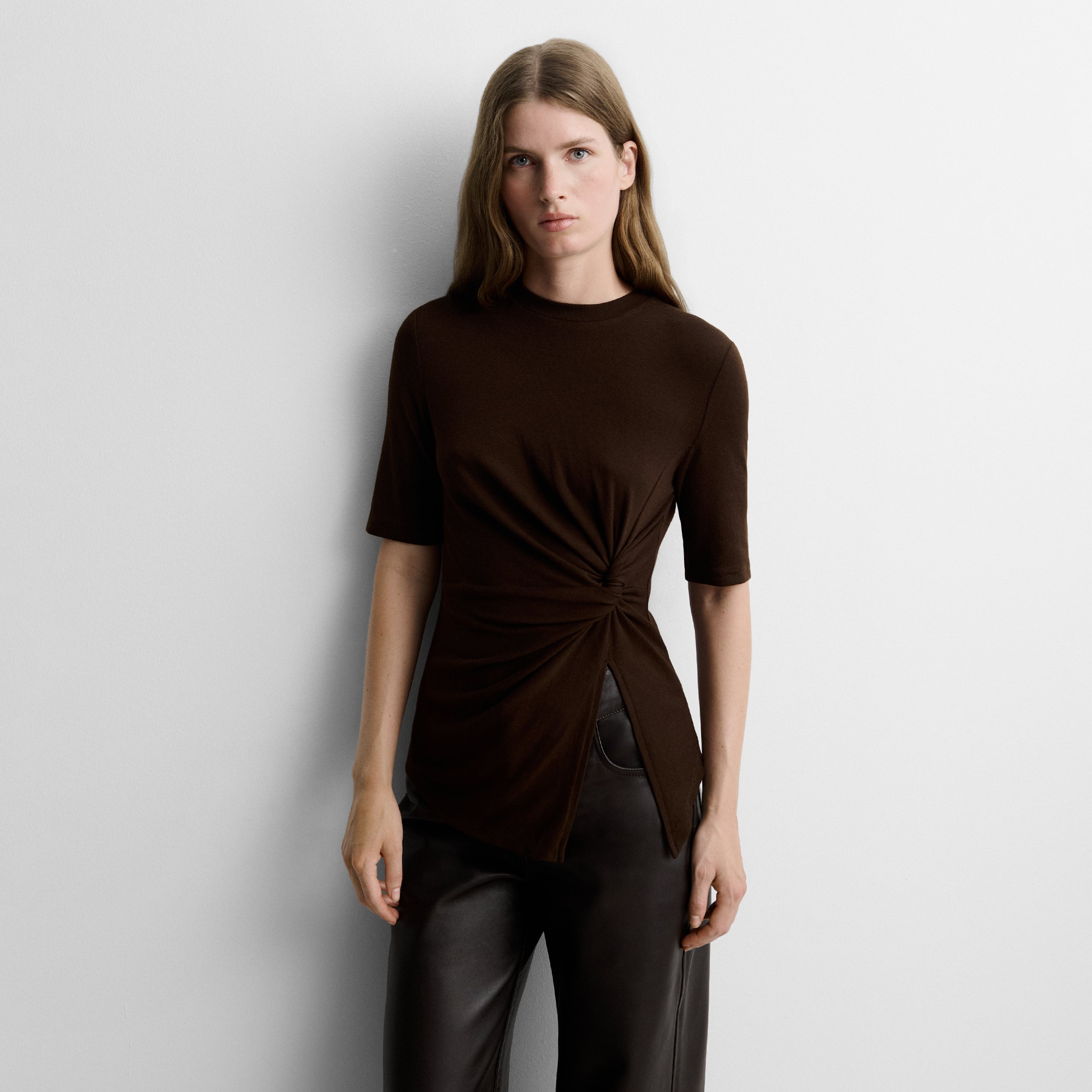 T-shirt drapé