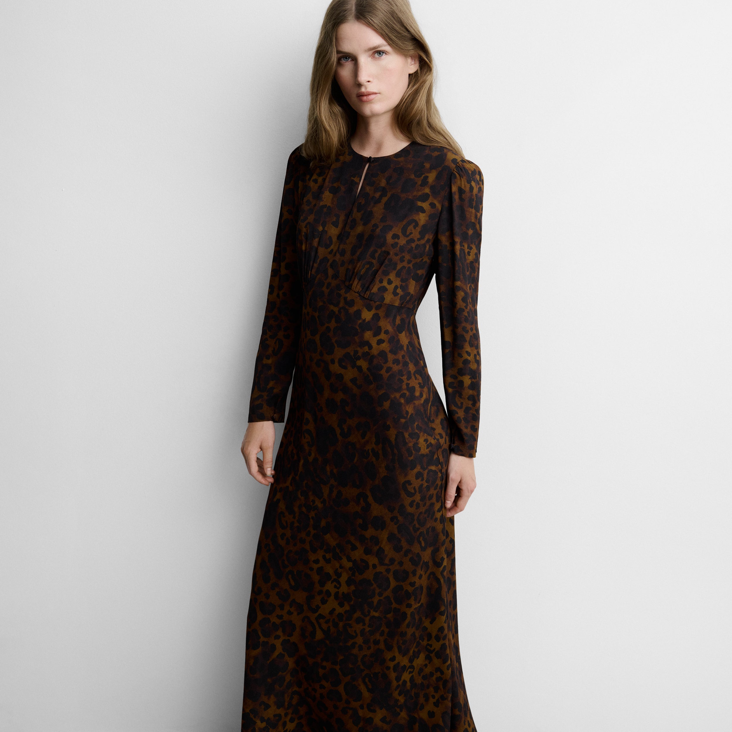 Robe longue imprimée