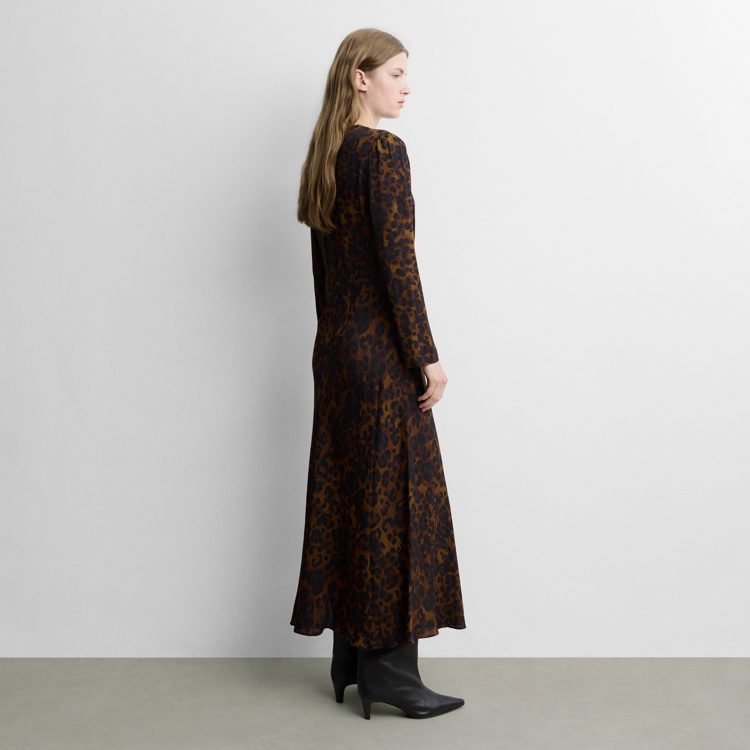 Robe longue imprimée