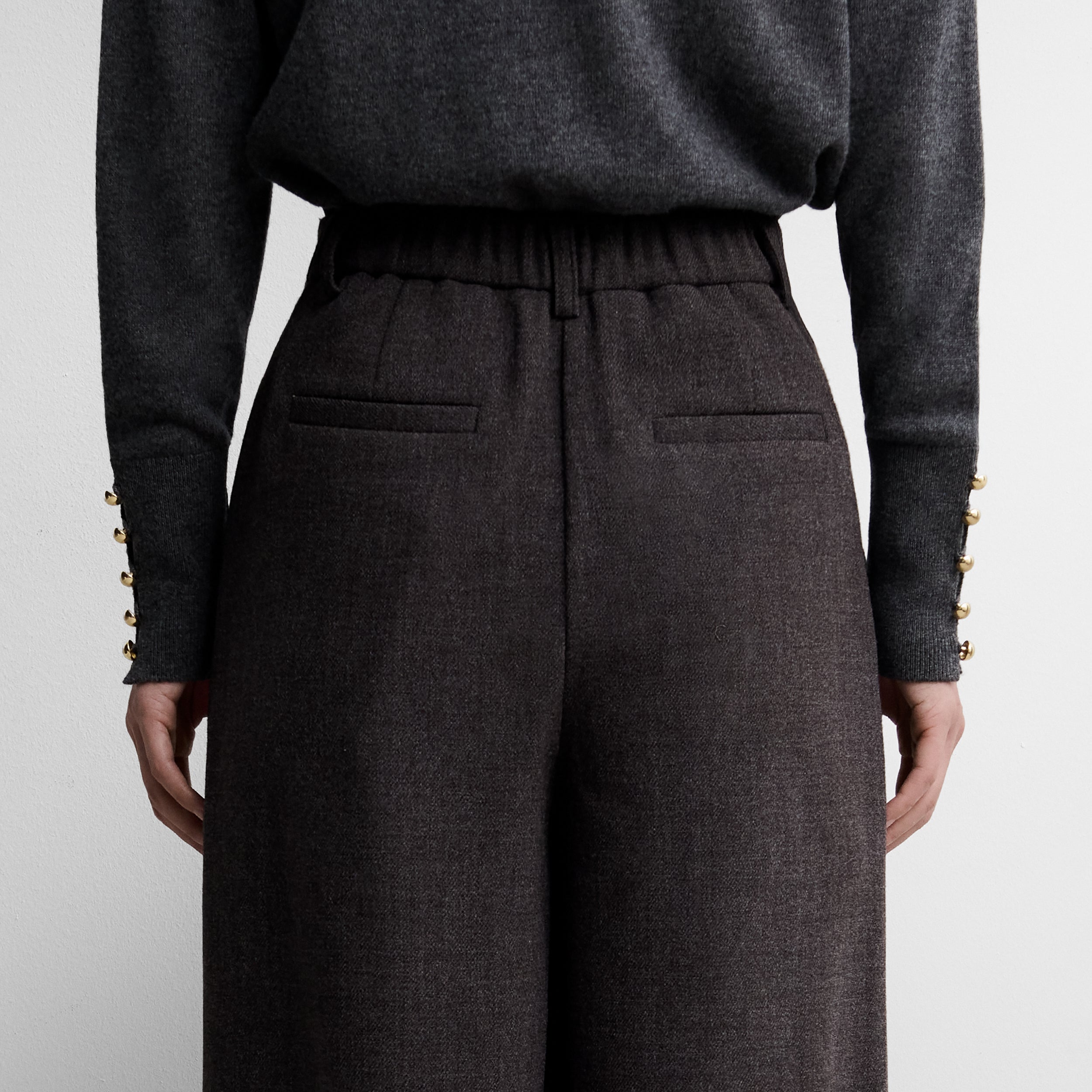Pantalon large à pinces