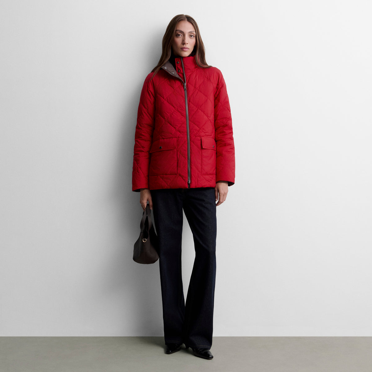 Parka courte réversible