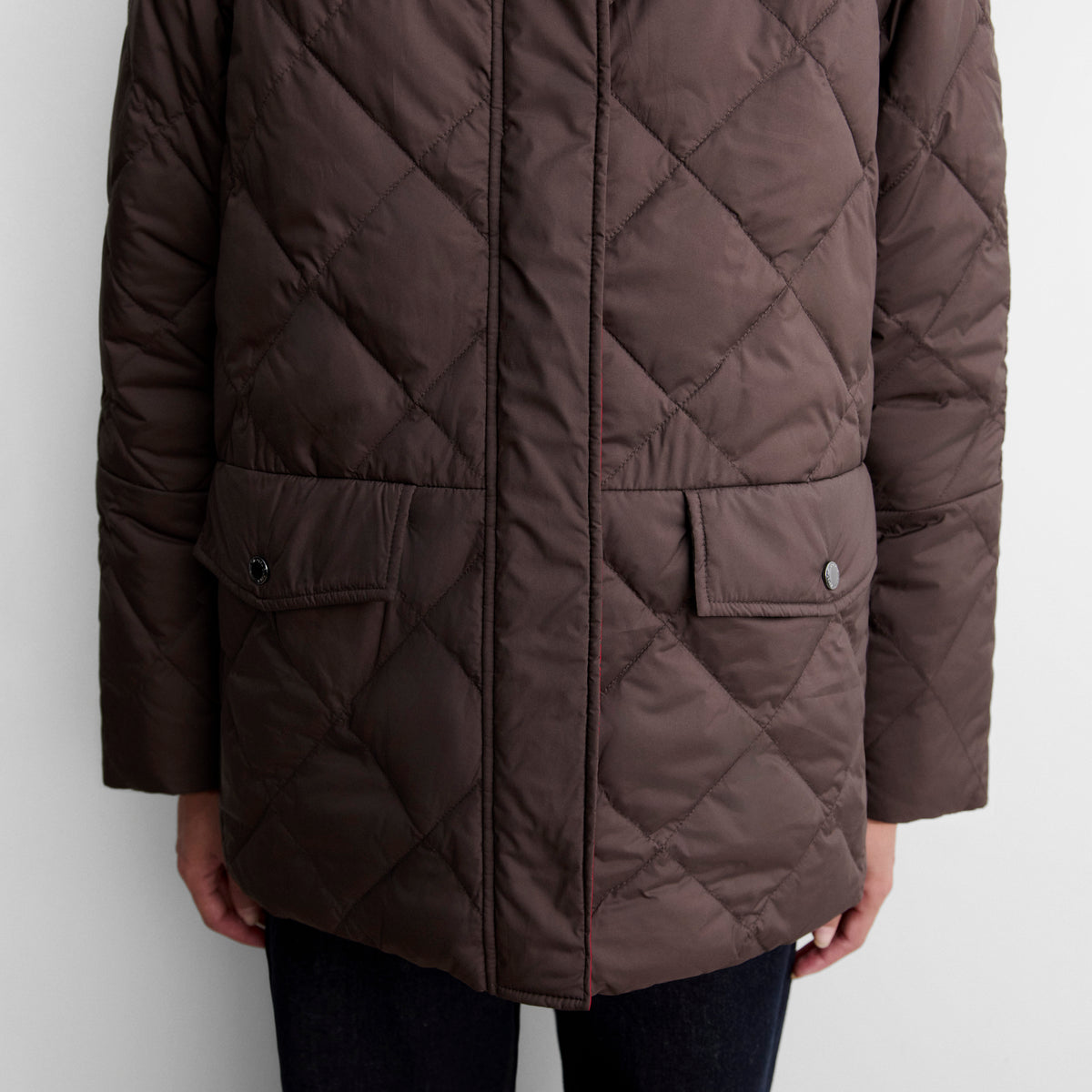 Parka courte réversible