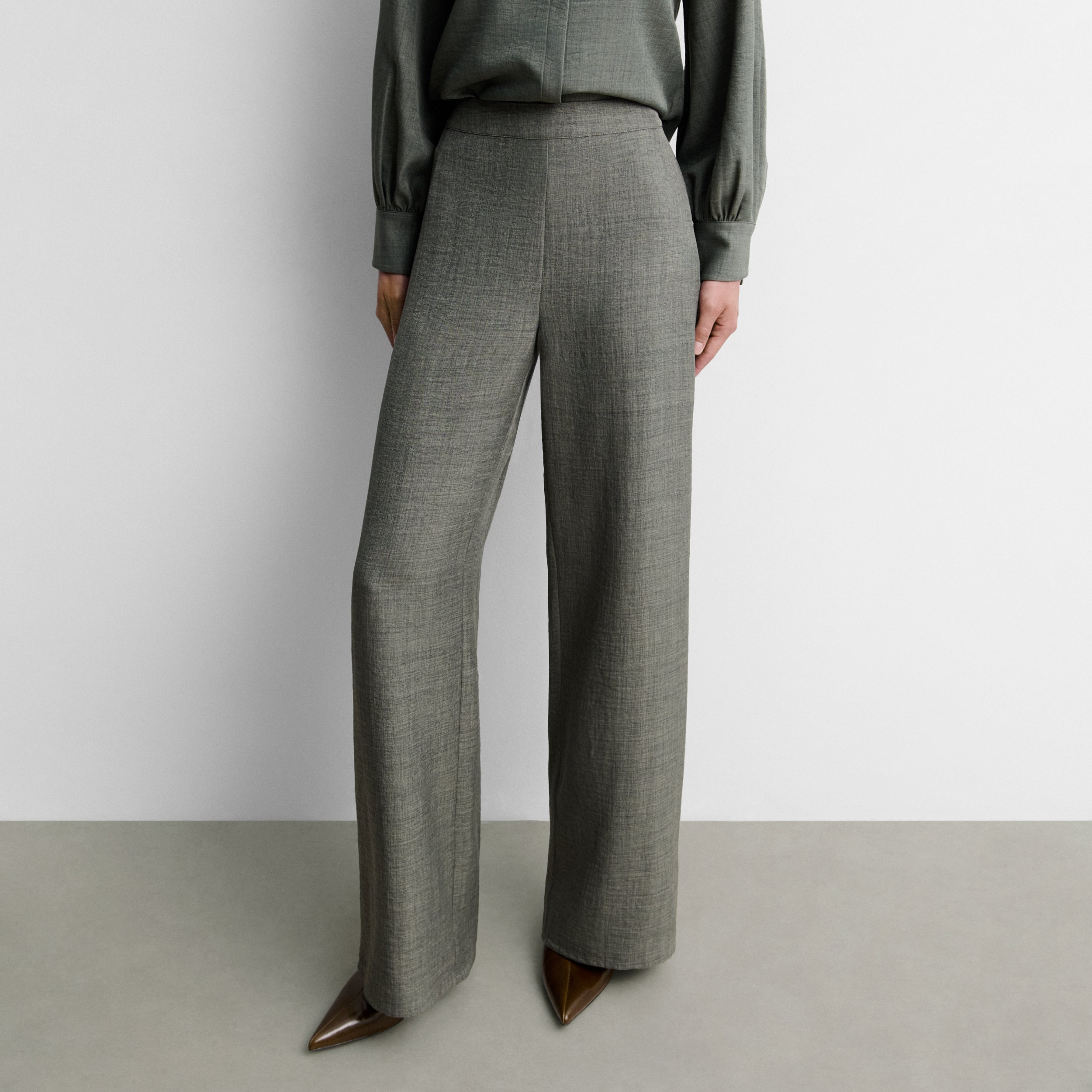 Pantalon large fluide