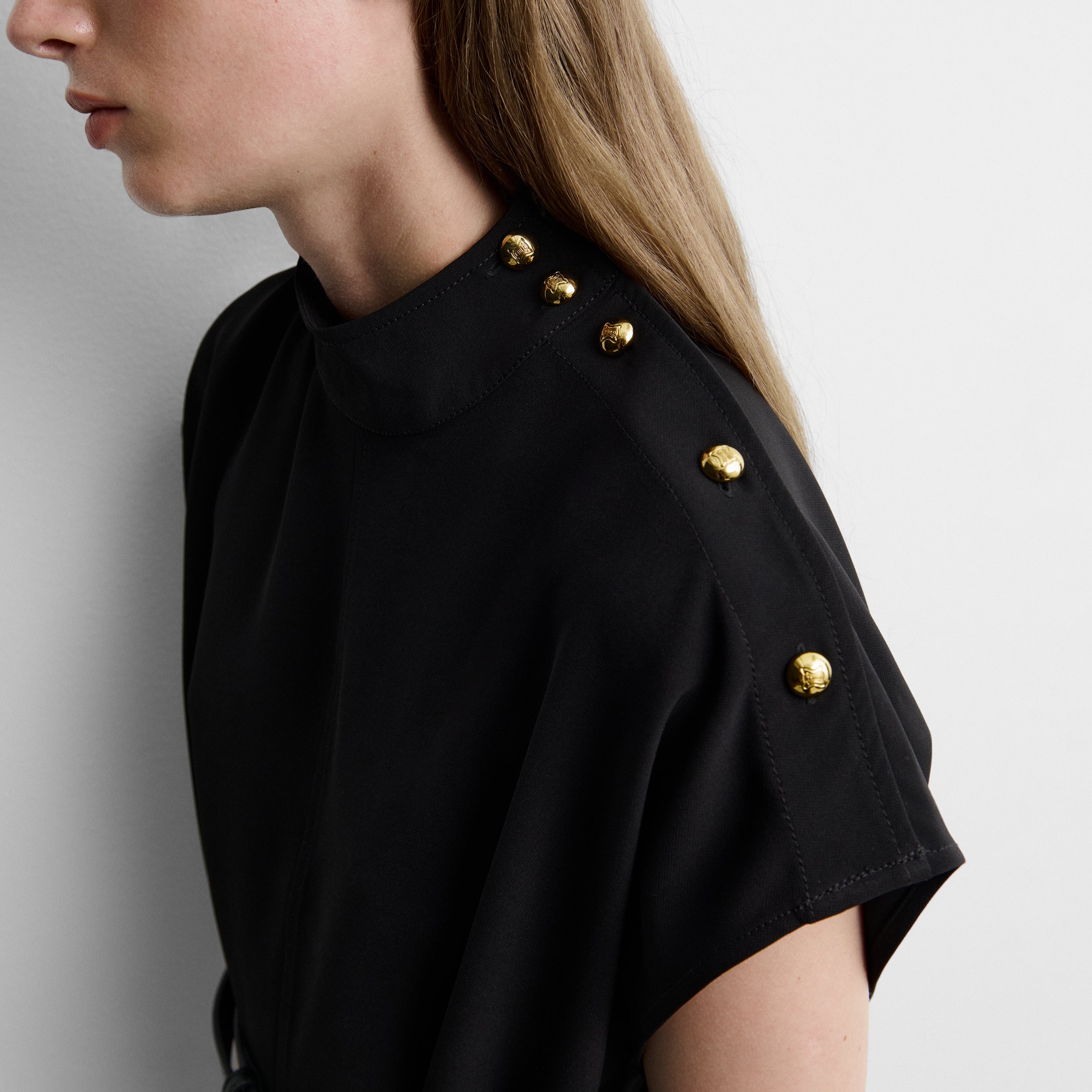 Vestido midi recto