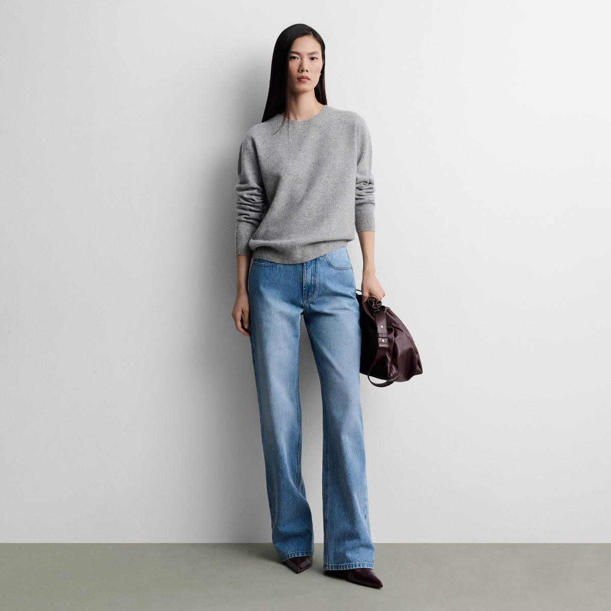 Pull en mélange de cachemire