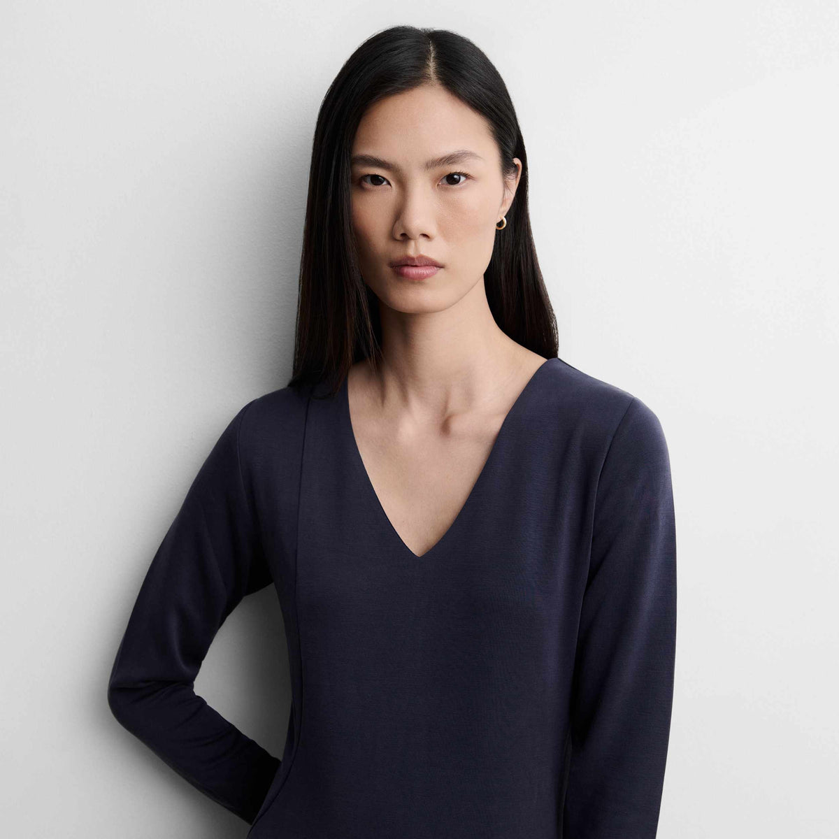 Robe en maille évasée