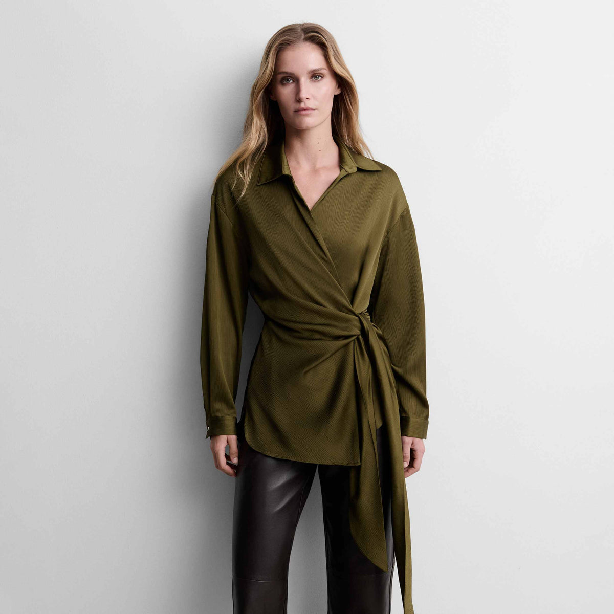 Blouse fluide à nouer
