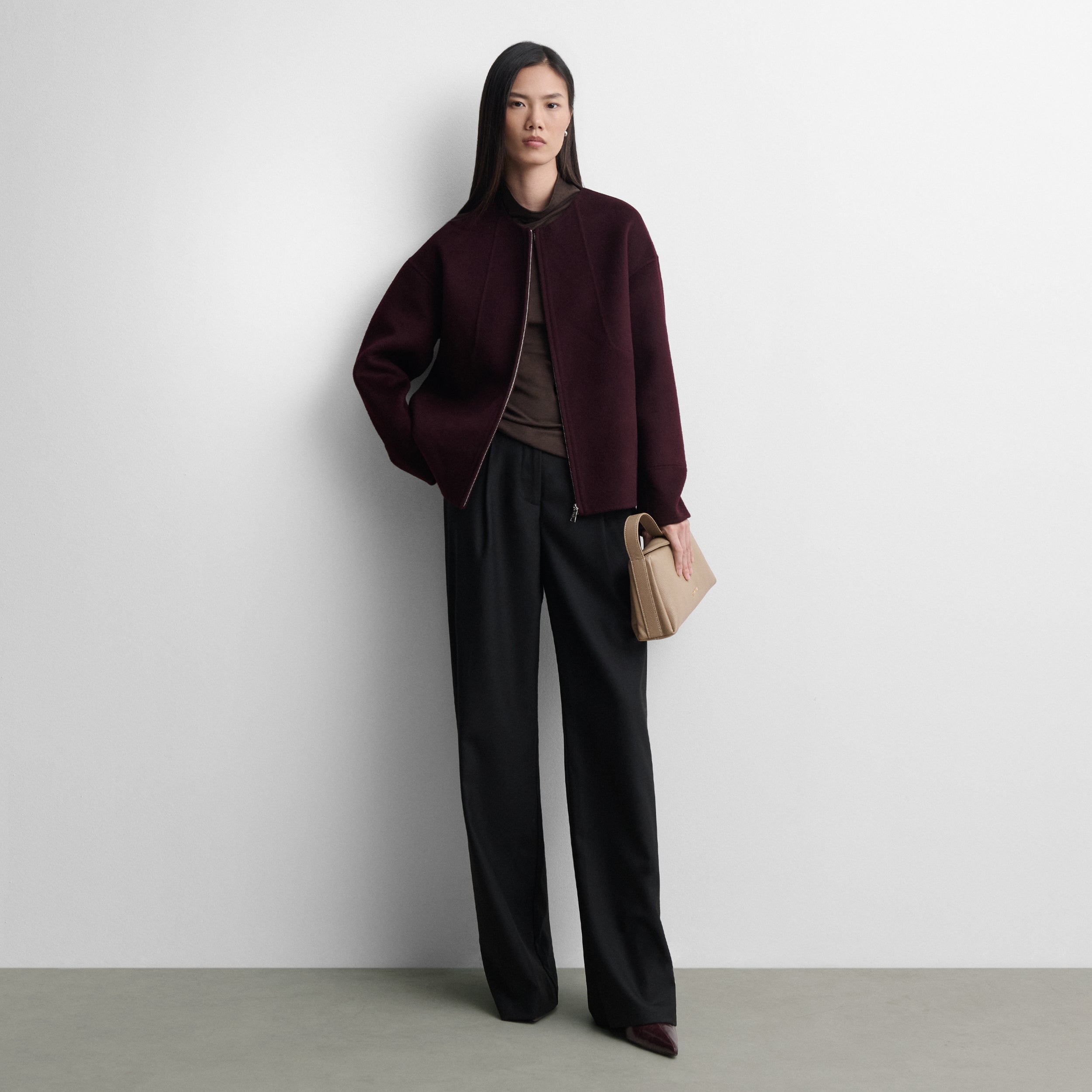 Jacket with zip