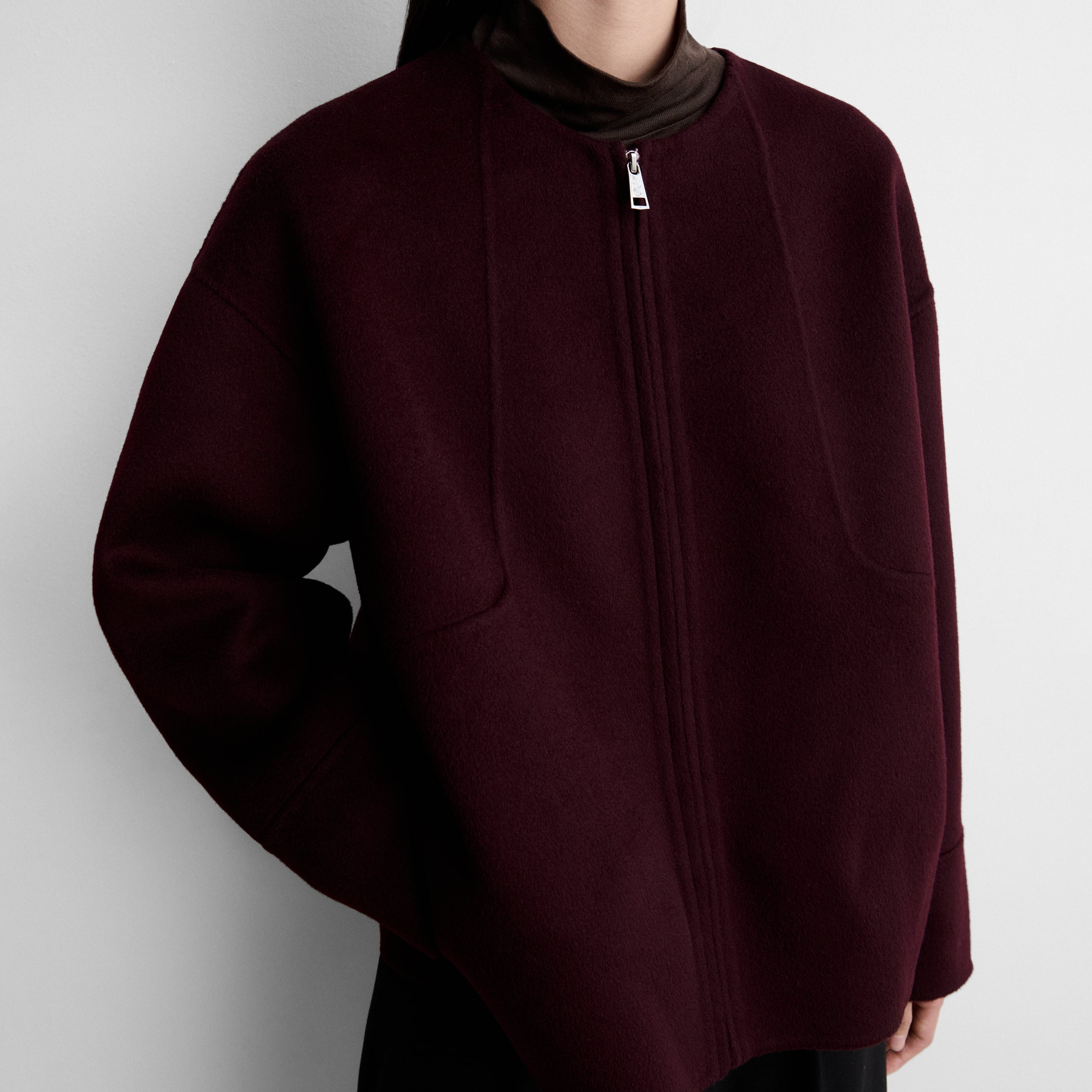Jacket with zip
