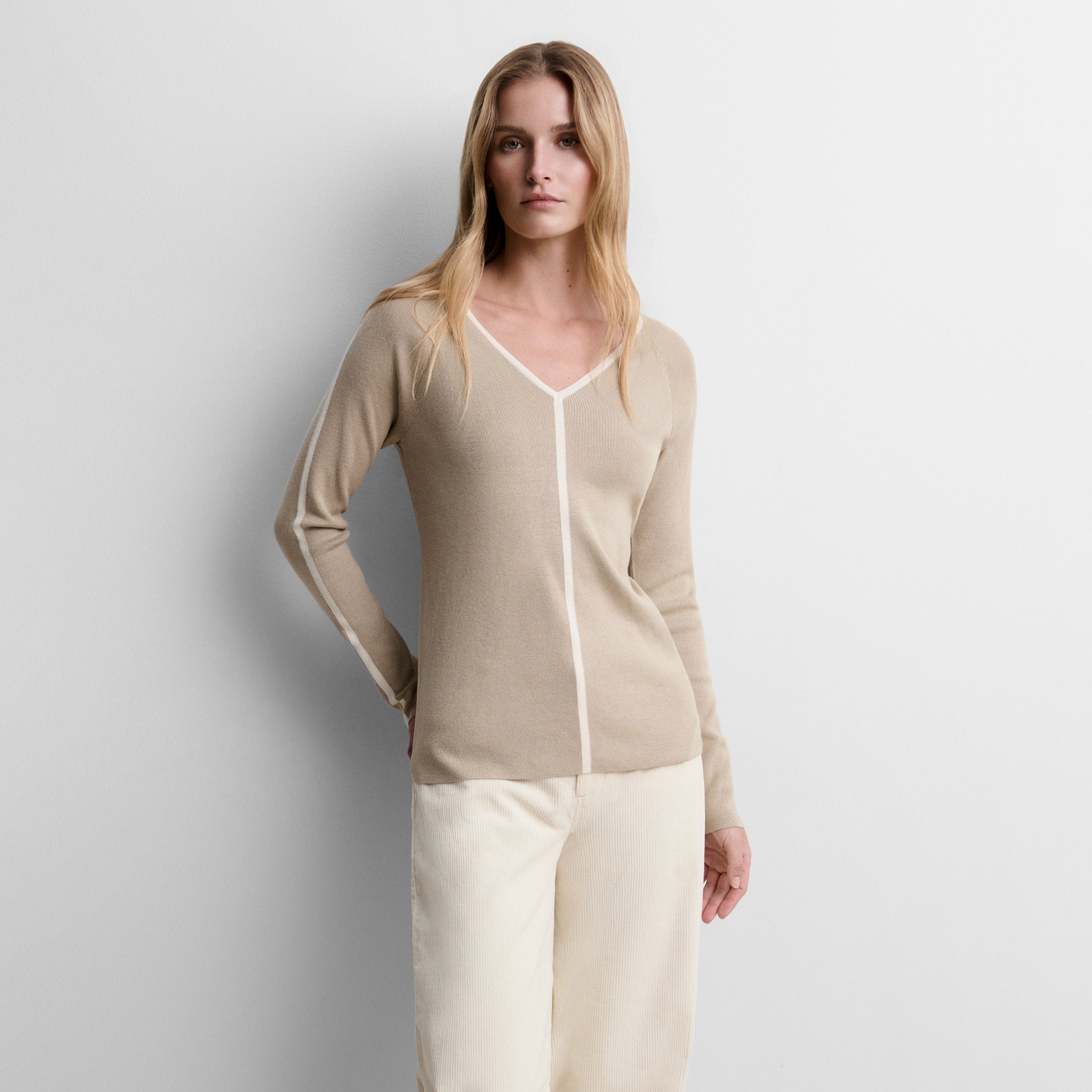 Pull col en V