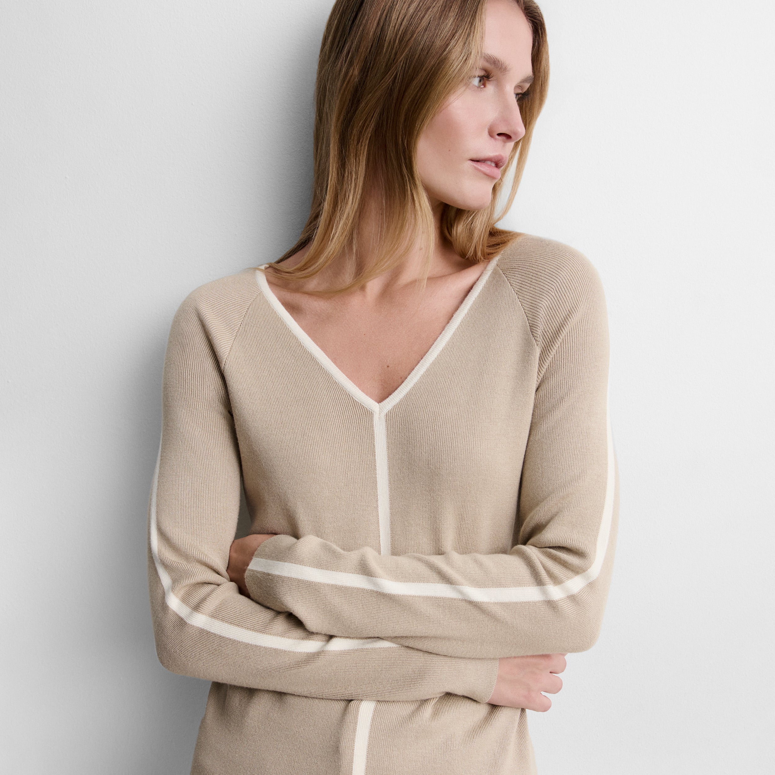 Pull col en V