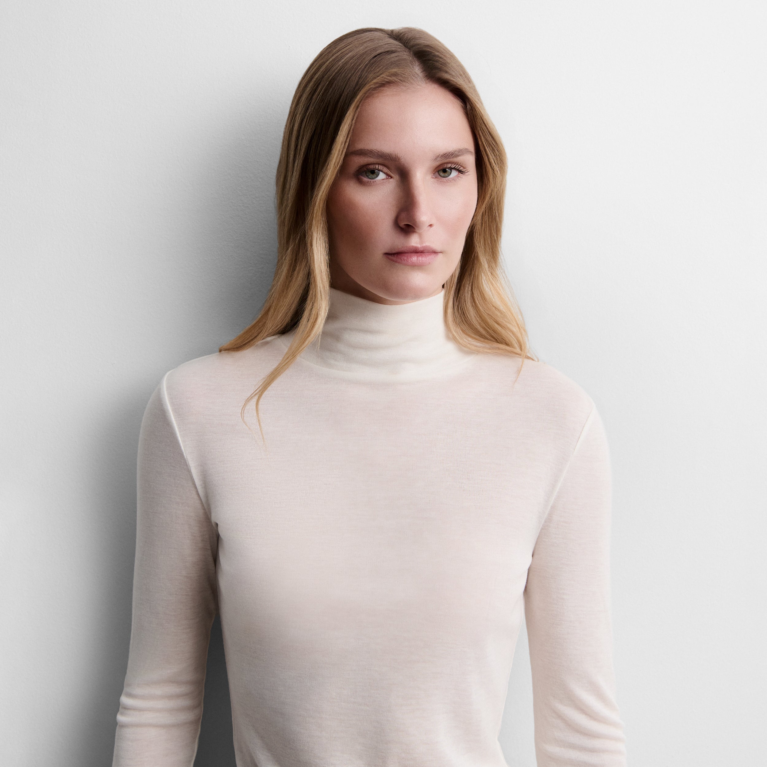 High-neck t-shirt
