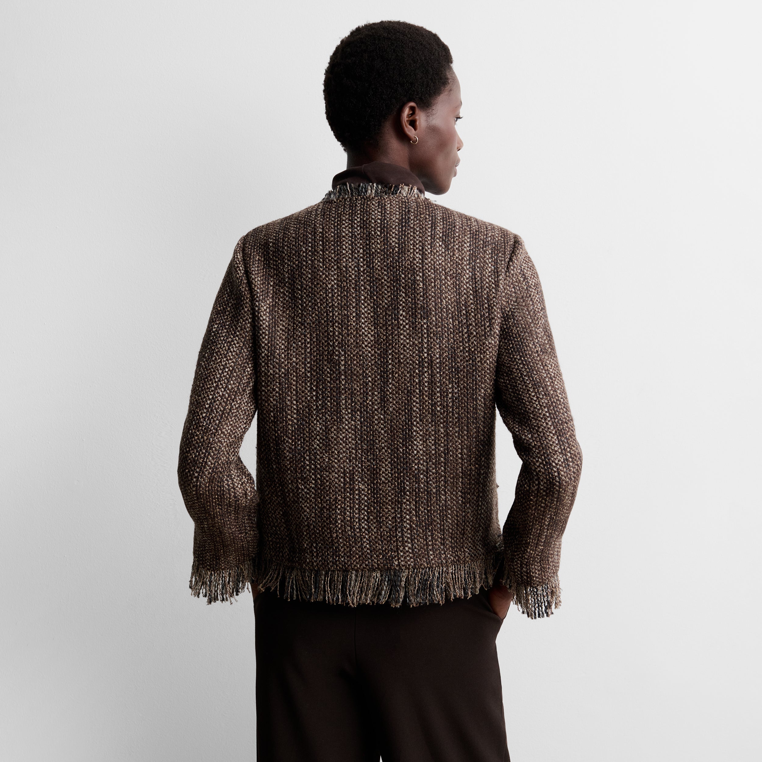 Chaqueta de tweed